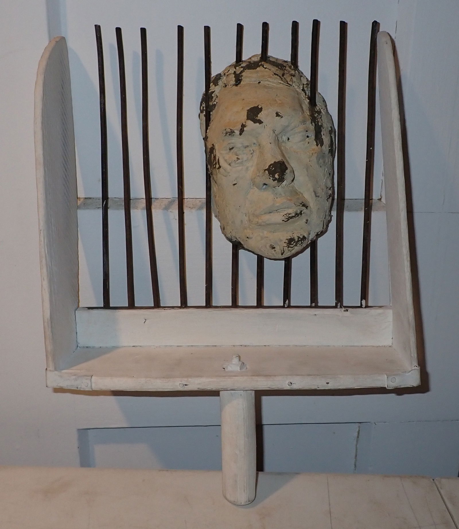 Wally Barnette Folk Art Cranberry Scoop (1 of 4)