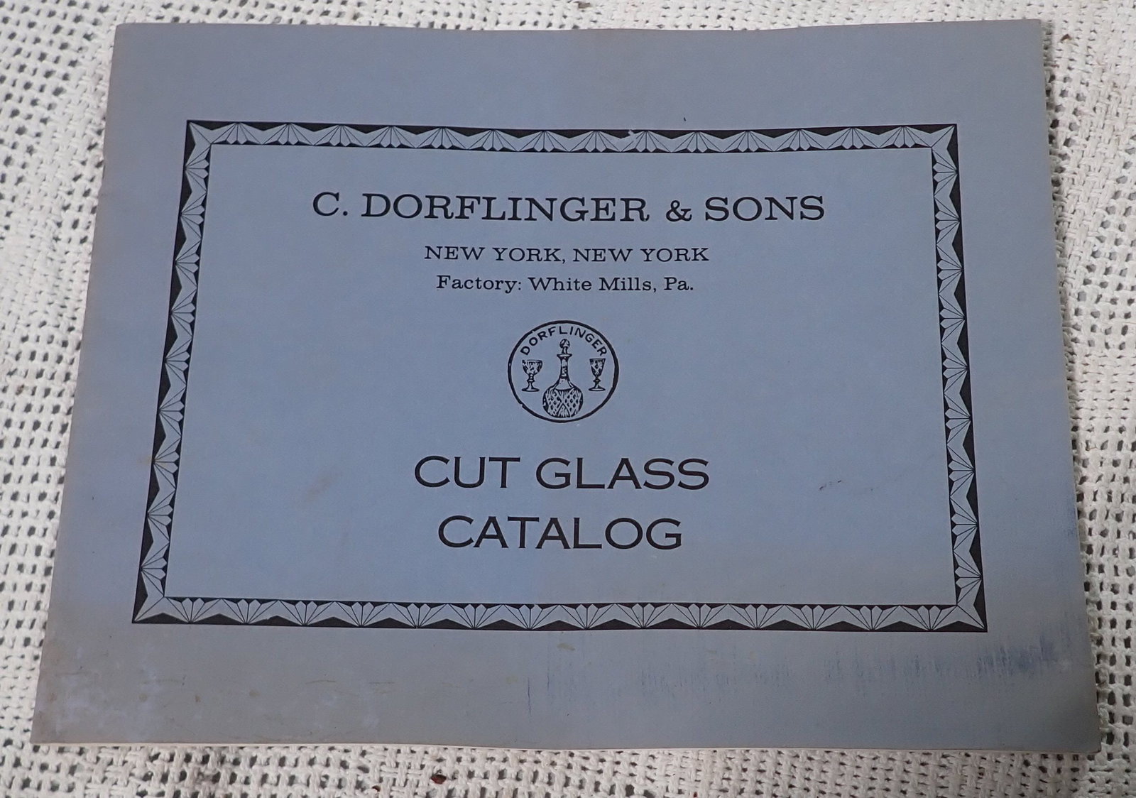 1981 Dorflinger Cut Glass Catalog: Catalog