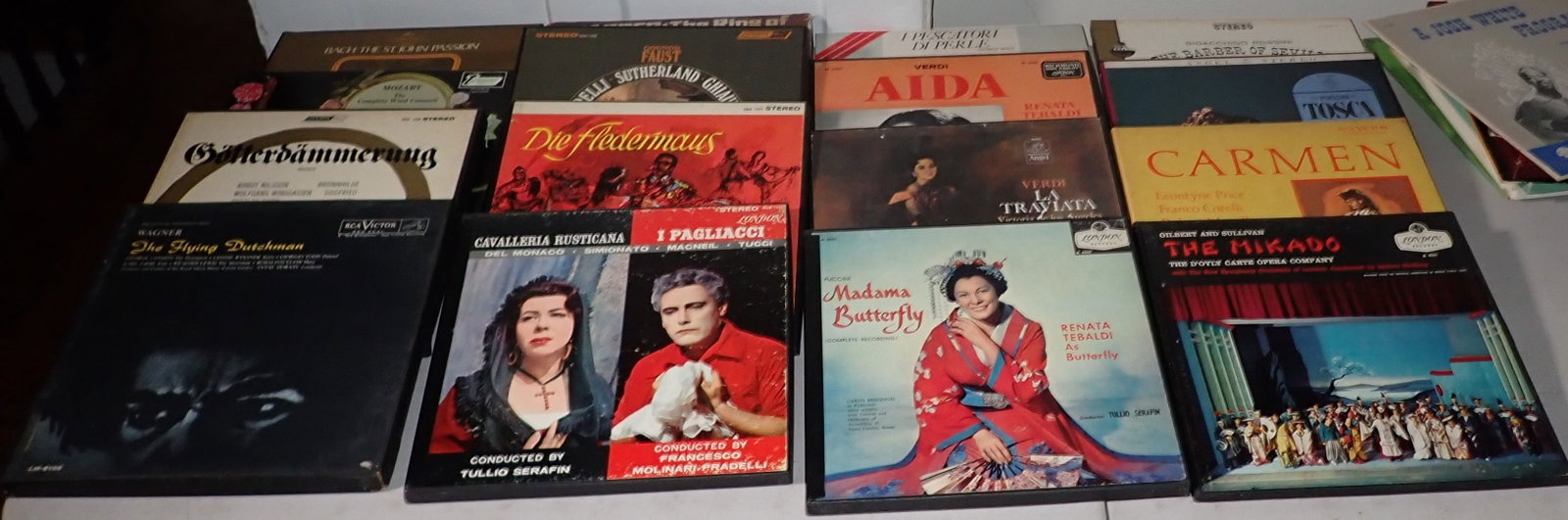 Misc Records: Stack on right is all empty sleeves / boxes. We do not guarantee correct record is in correct sleeve. Sold as pictured