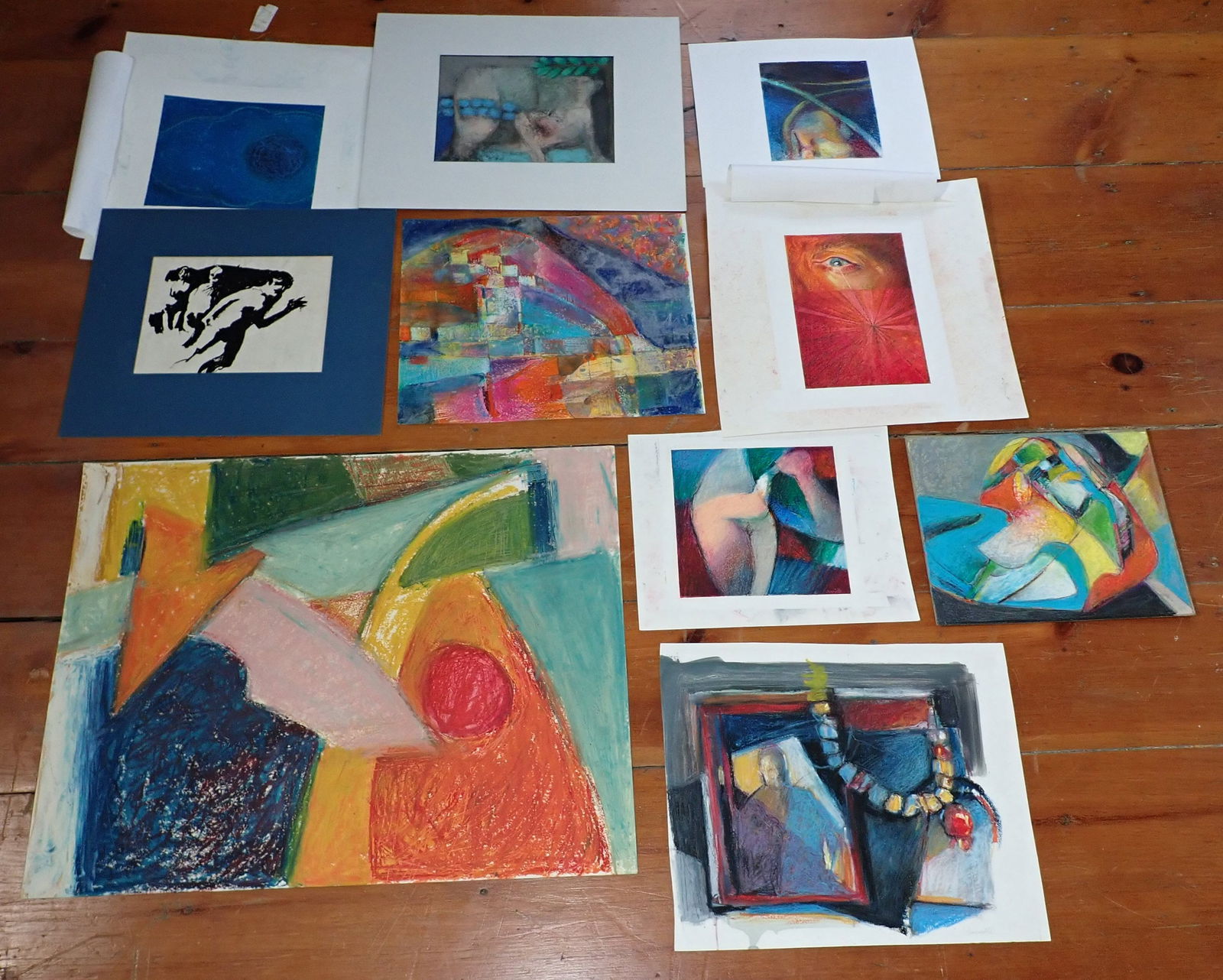 Abstract Pastels Watercolor Misc Art (1 of 7)