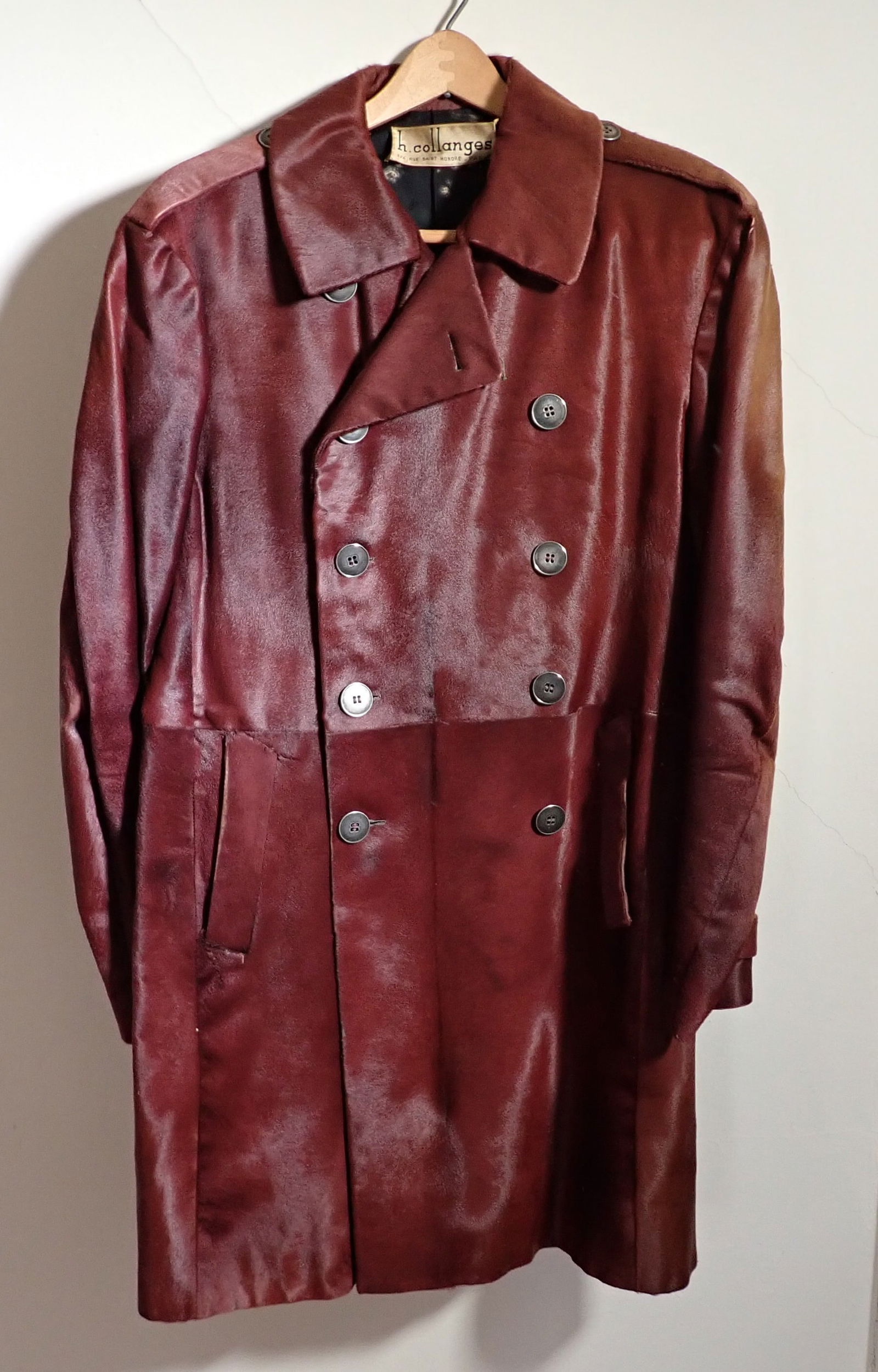 Vintage H. Collanges Cow Hide Jacket (1 of 6)