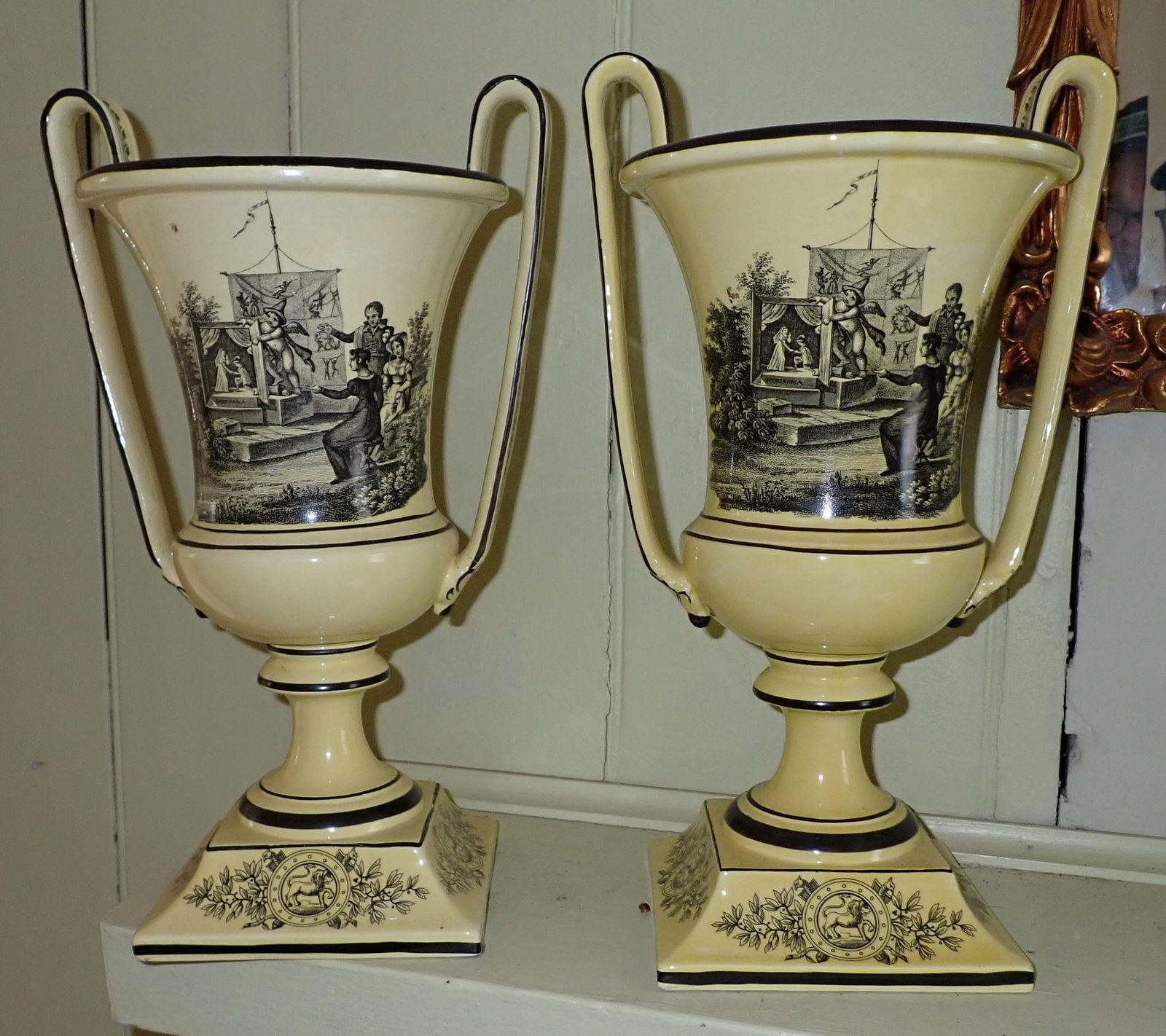 Pair of Mottahedeh Urns (1 of 5)