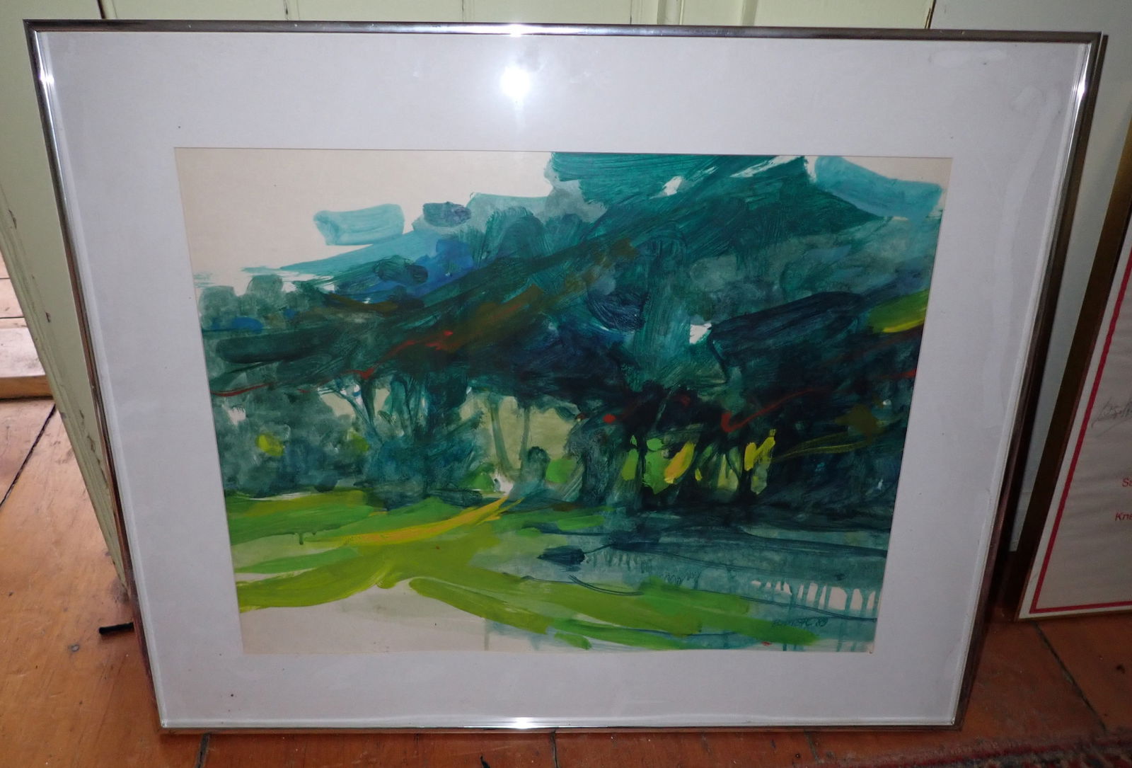 1989 Wally Barnette Painting / Watercolor (1 of 2)