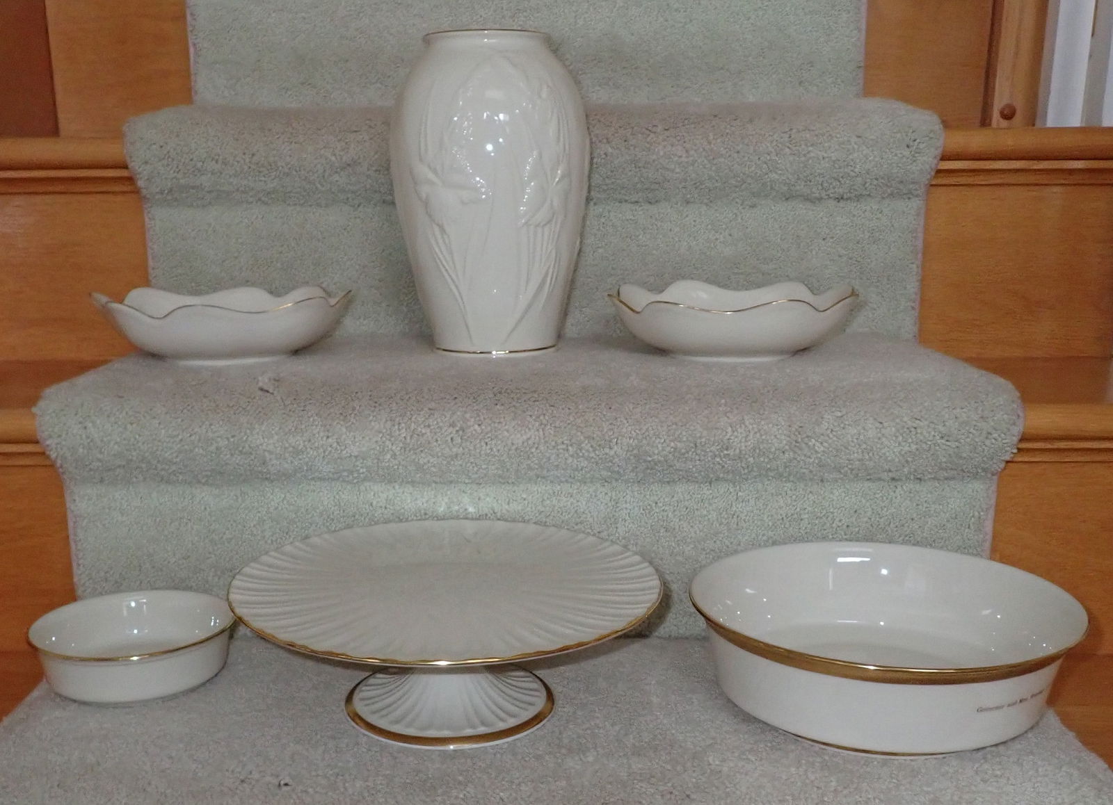 Lenox Vase Dishes Cake Stand & Bowls (1 of 3)
