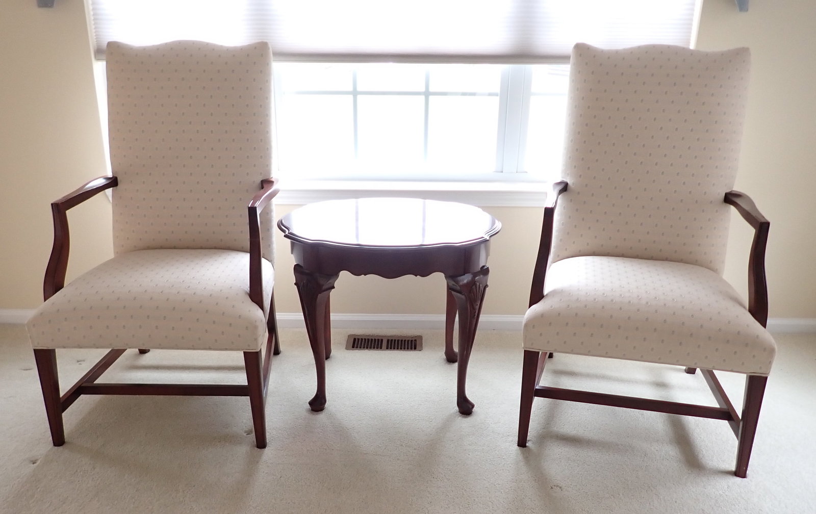Ethan Allen Arm Chairs and Lamp Stand (1 of 7)