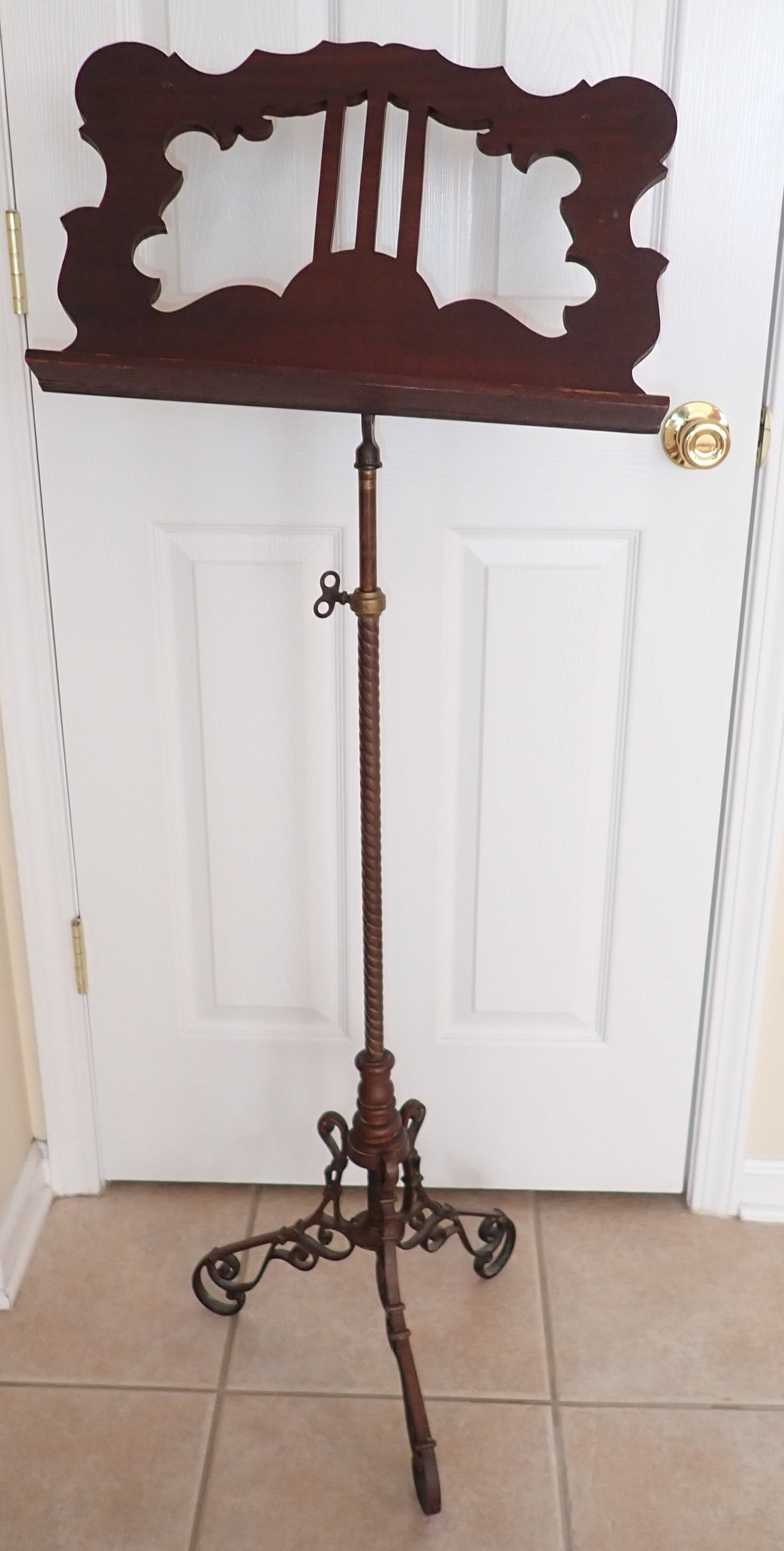 Music / Book Stand with Bronze Base (1 of 8)