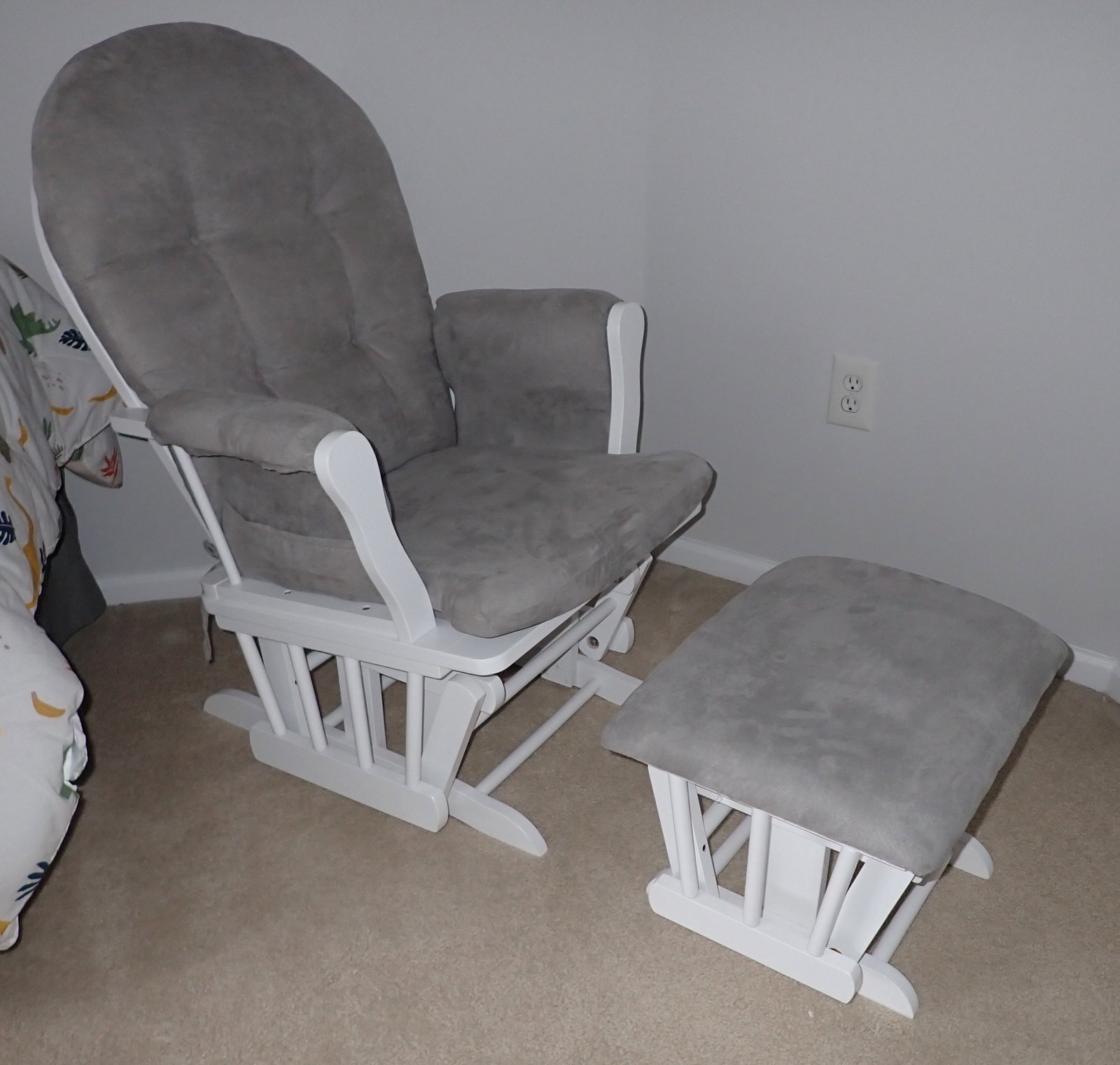 Glider Rocker & Ottoman (1 of 1)