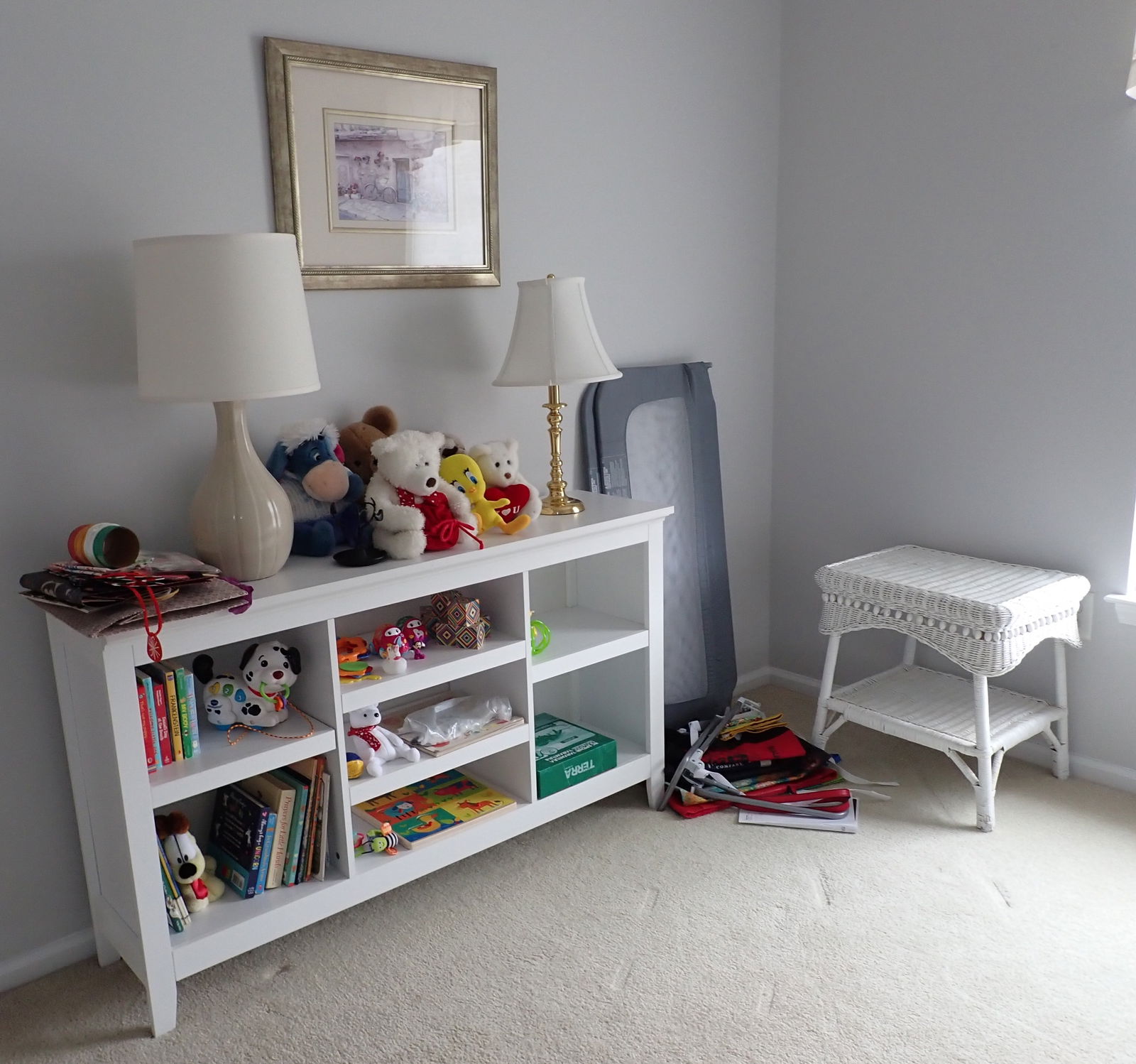 Shelving Unit Table Lamps Childrens Toys & Misc (1 of 8)