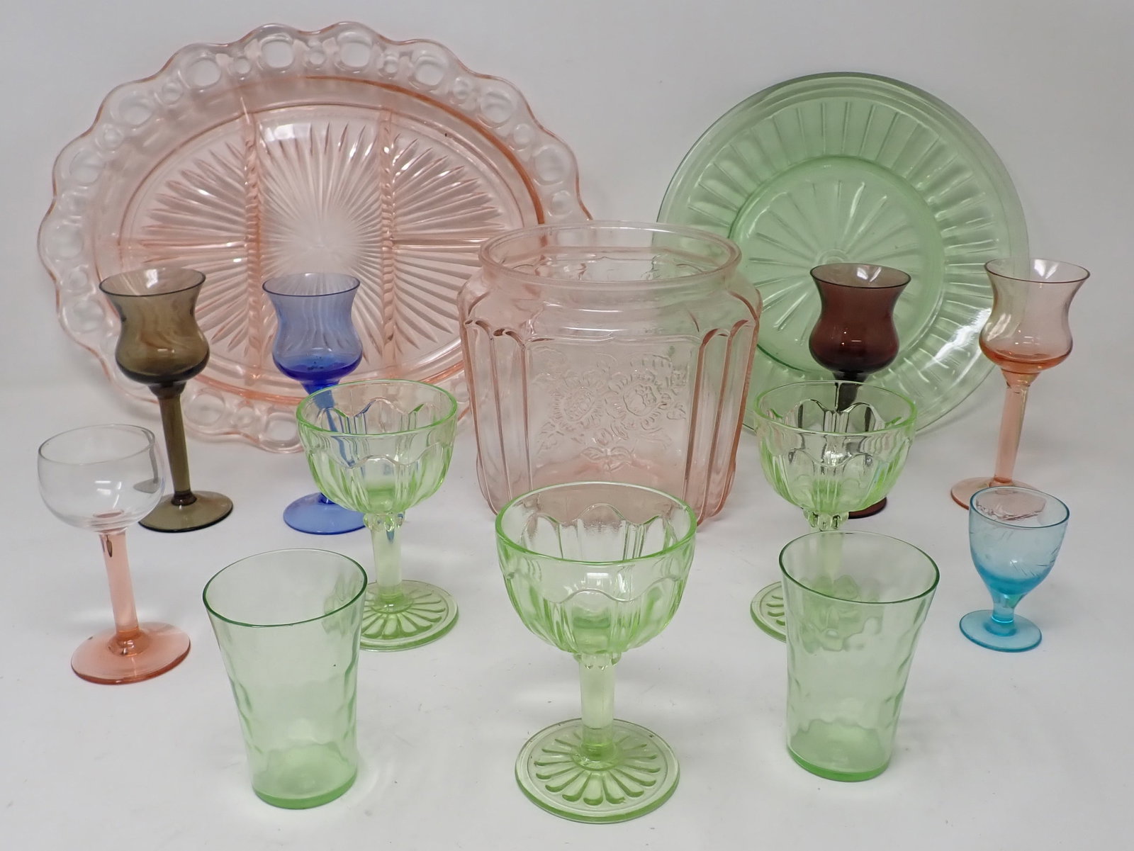 Depression Canister Platter Plate & Misc (1 of 4)