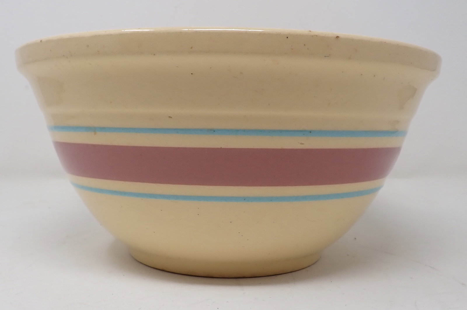 Oven Ware Mixing Bowl: Approx 9 1/2" in diameter and 4 3/4" tall