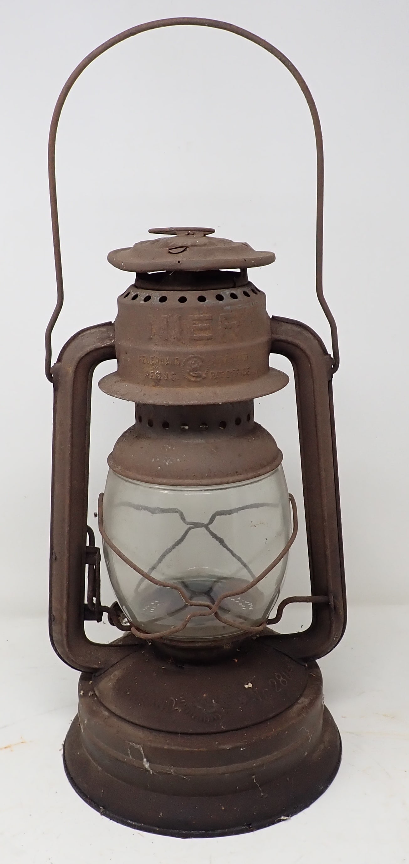 Feurhand No.280 Nier Lantern: Tubuler Barn Lantern is apprx 14 1/4" tall.