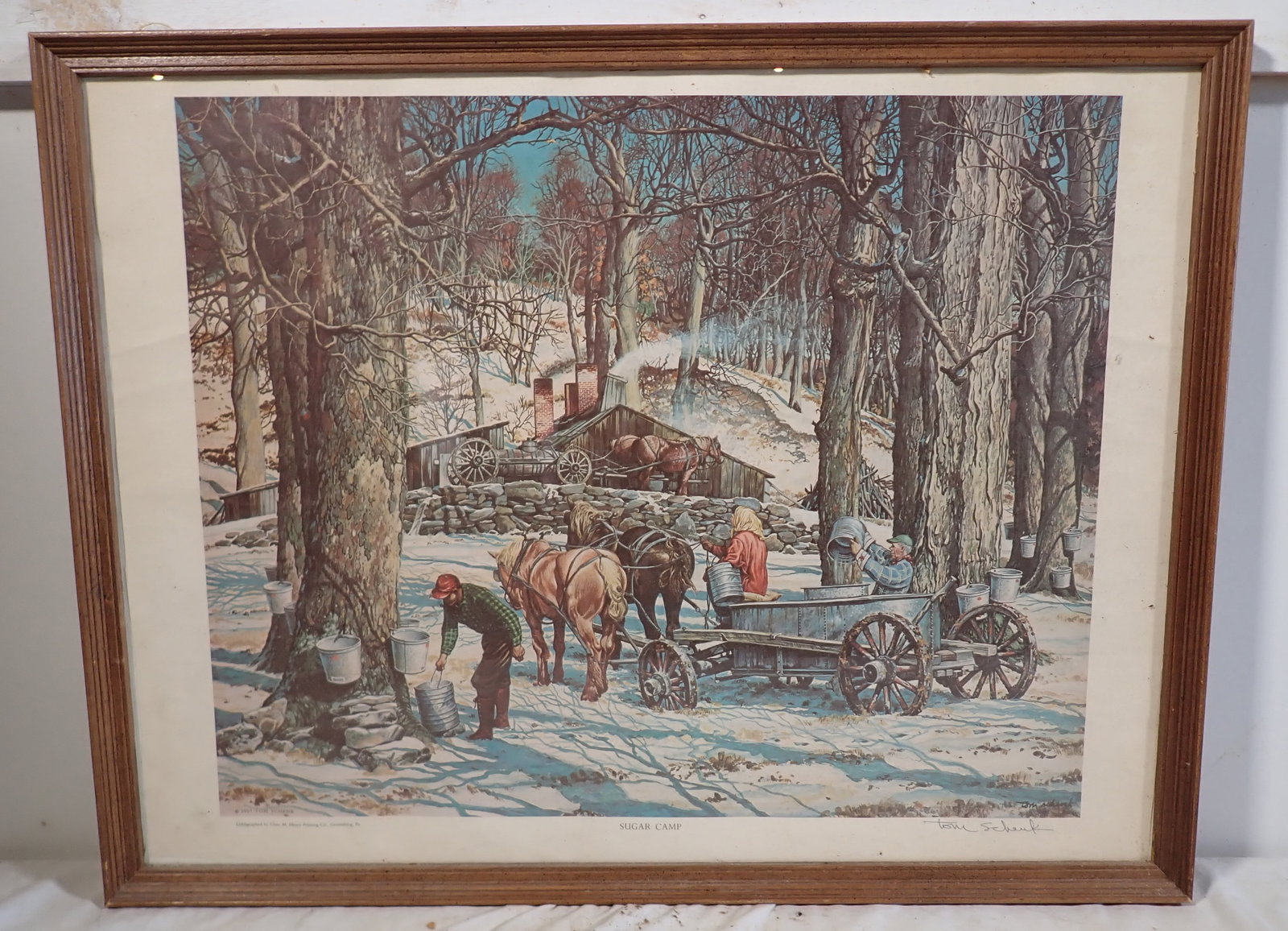 1967 Tom Schenk Signed Lithograph (1 of 5)