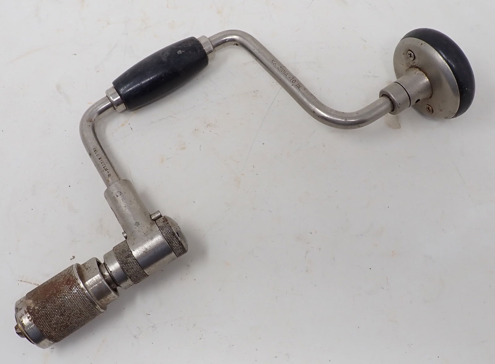 Stanley 2101A Bell System Bit Brace Hand Drill (1 of 5)