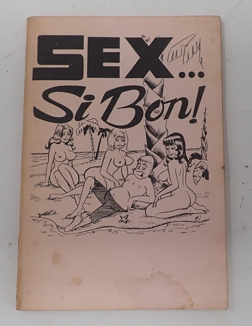 Sex Si Bon Adult Comic Book: Approx 3 3/4" x 5 1/2"