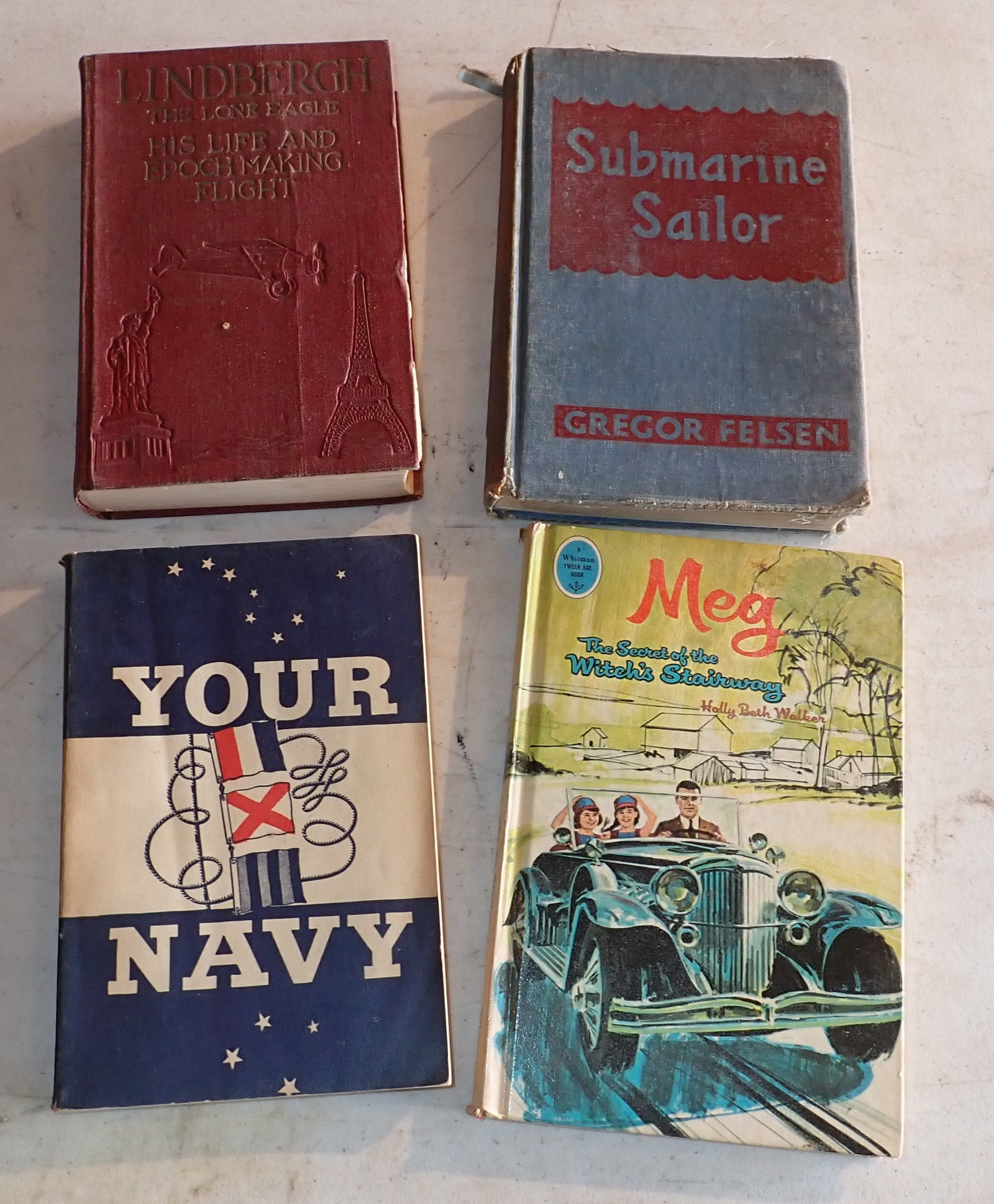 Lindbergh Submarine Sailor Navy Books: Getting all pictured