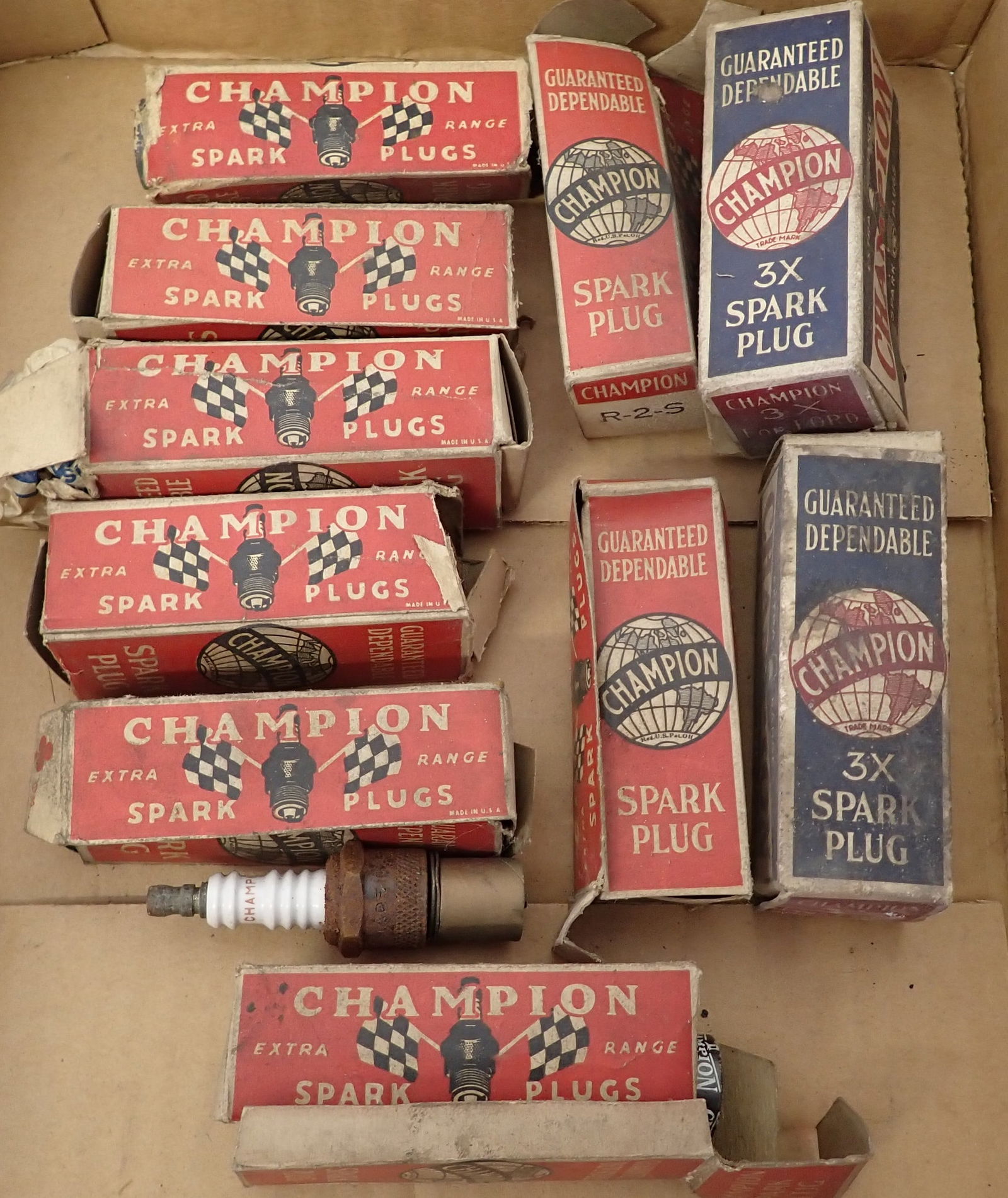 NOS Champion Spark Plugs (1 of 1)