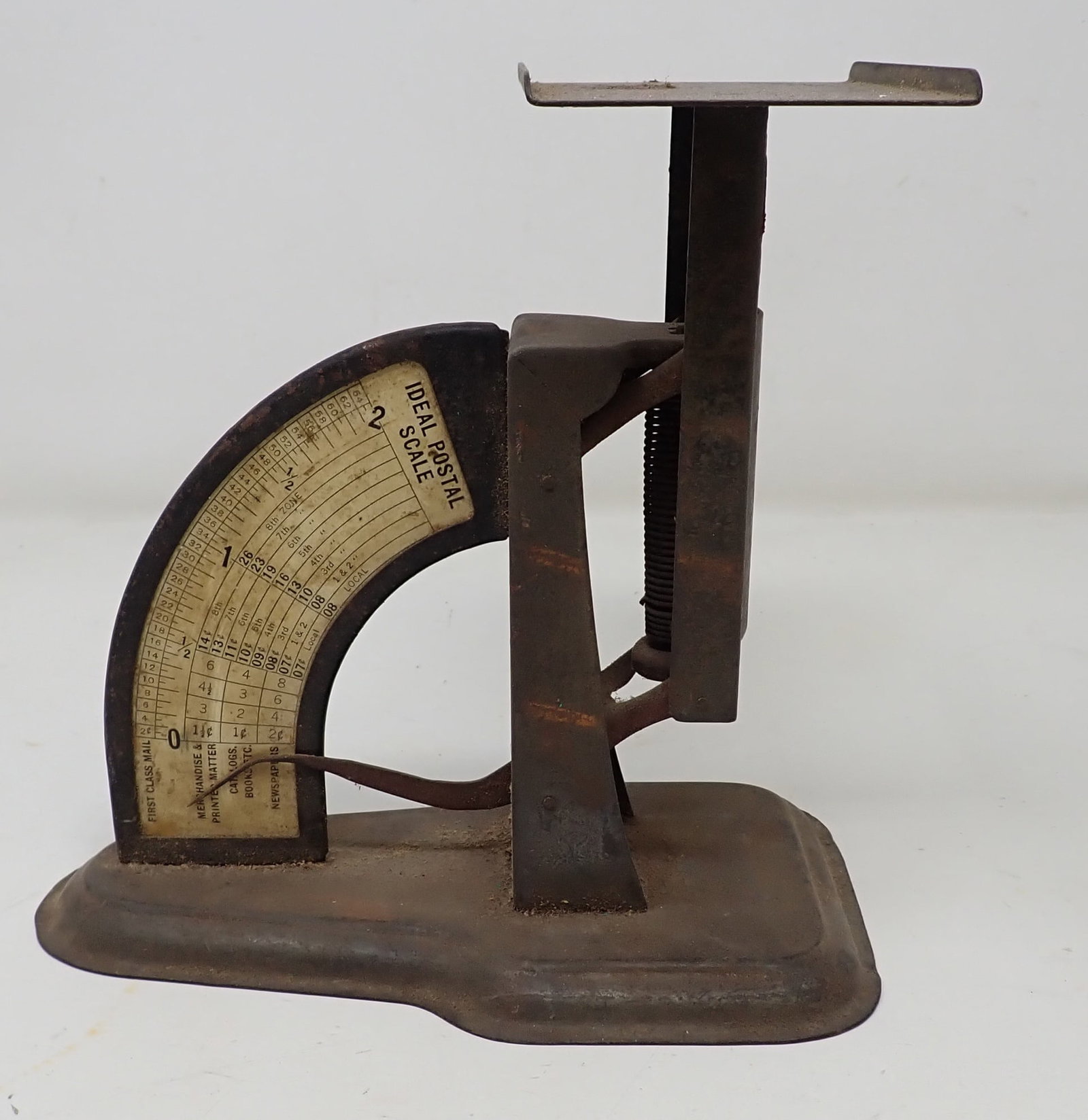 Ideal Postage Scale: Approx 7" x 7" tall.