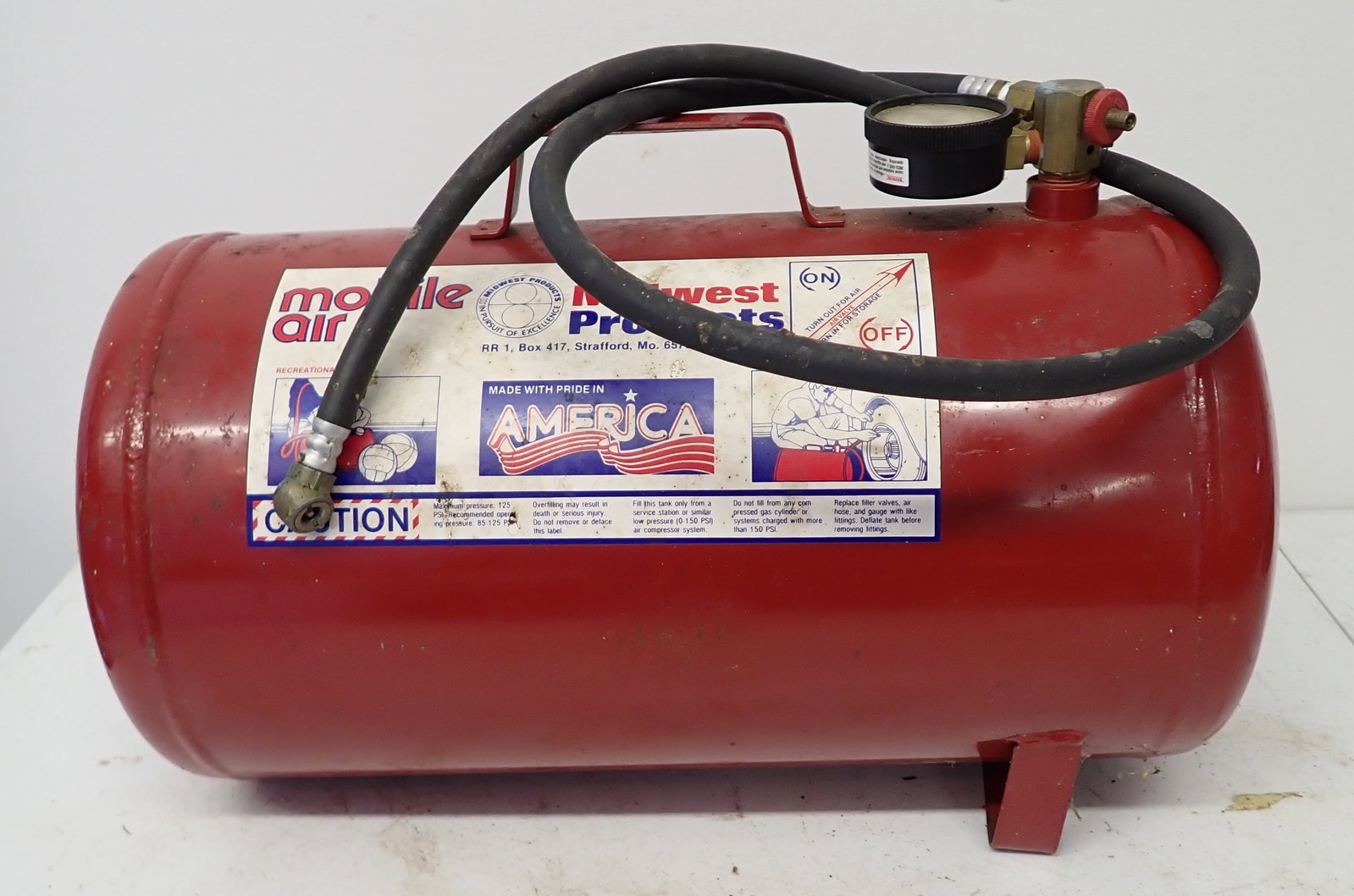 Midwest Products Mobile Air Tank: No shipping