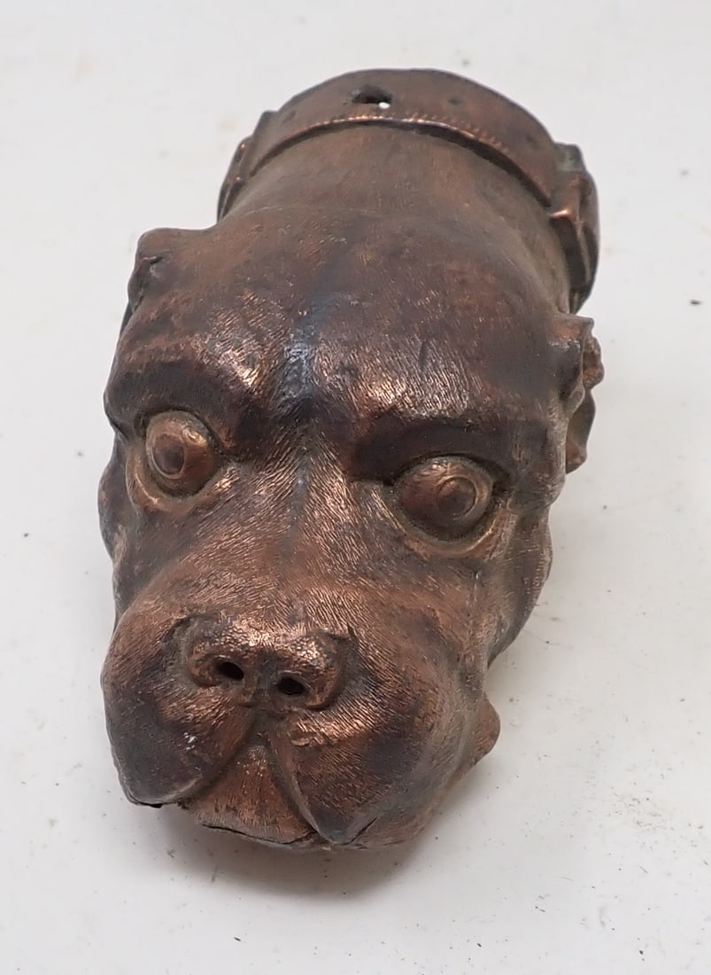 Pot Metal Dog Walking Stick Handle (1 of 4)