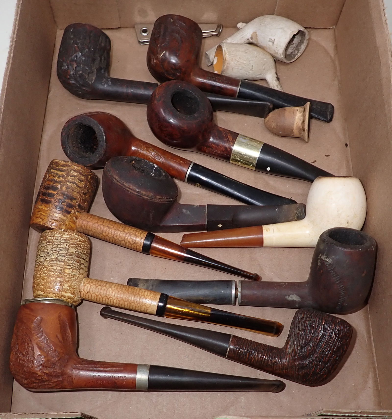 Box of Misc Pipes (1 of 3)