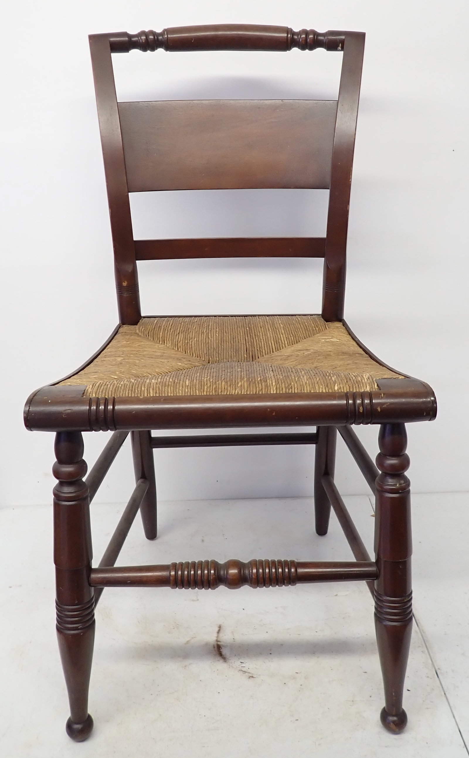 Rush Seat Chair: No shipping
