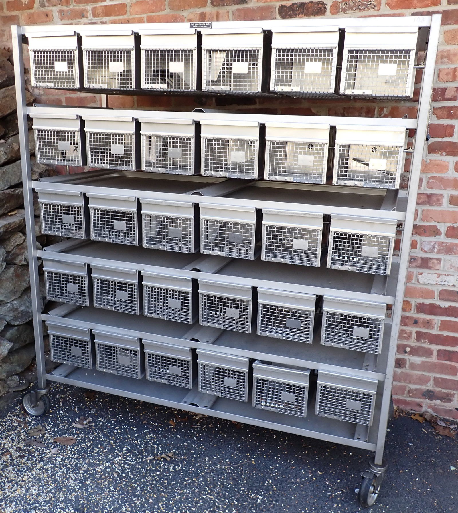60 Drawer Lab Products Animal Cart Industrial Cabinet (1 of 4)