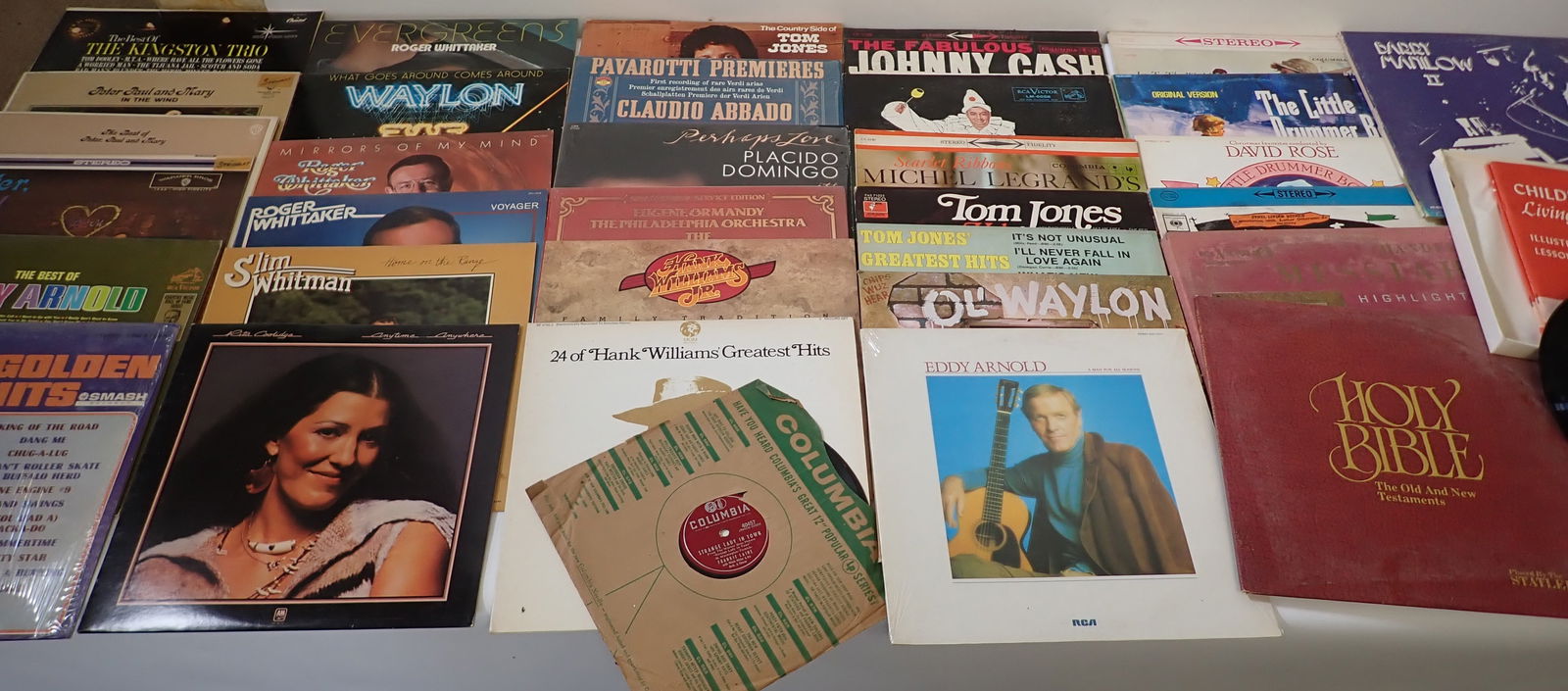 Hank Williams & Misc Records Vinyl (1 of 8)