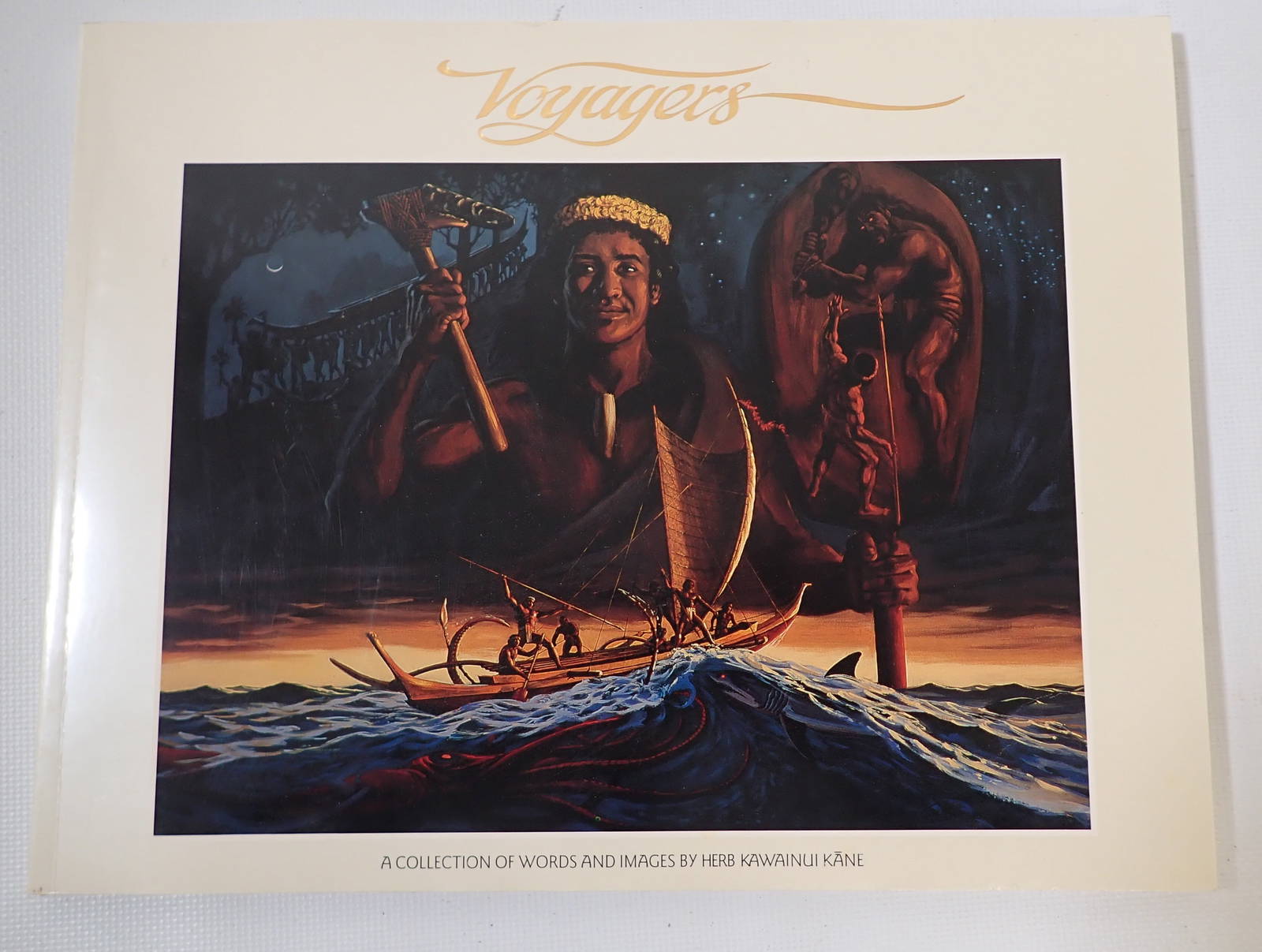 Voyagers By Herb Kawainui Kane Signed Auction
