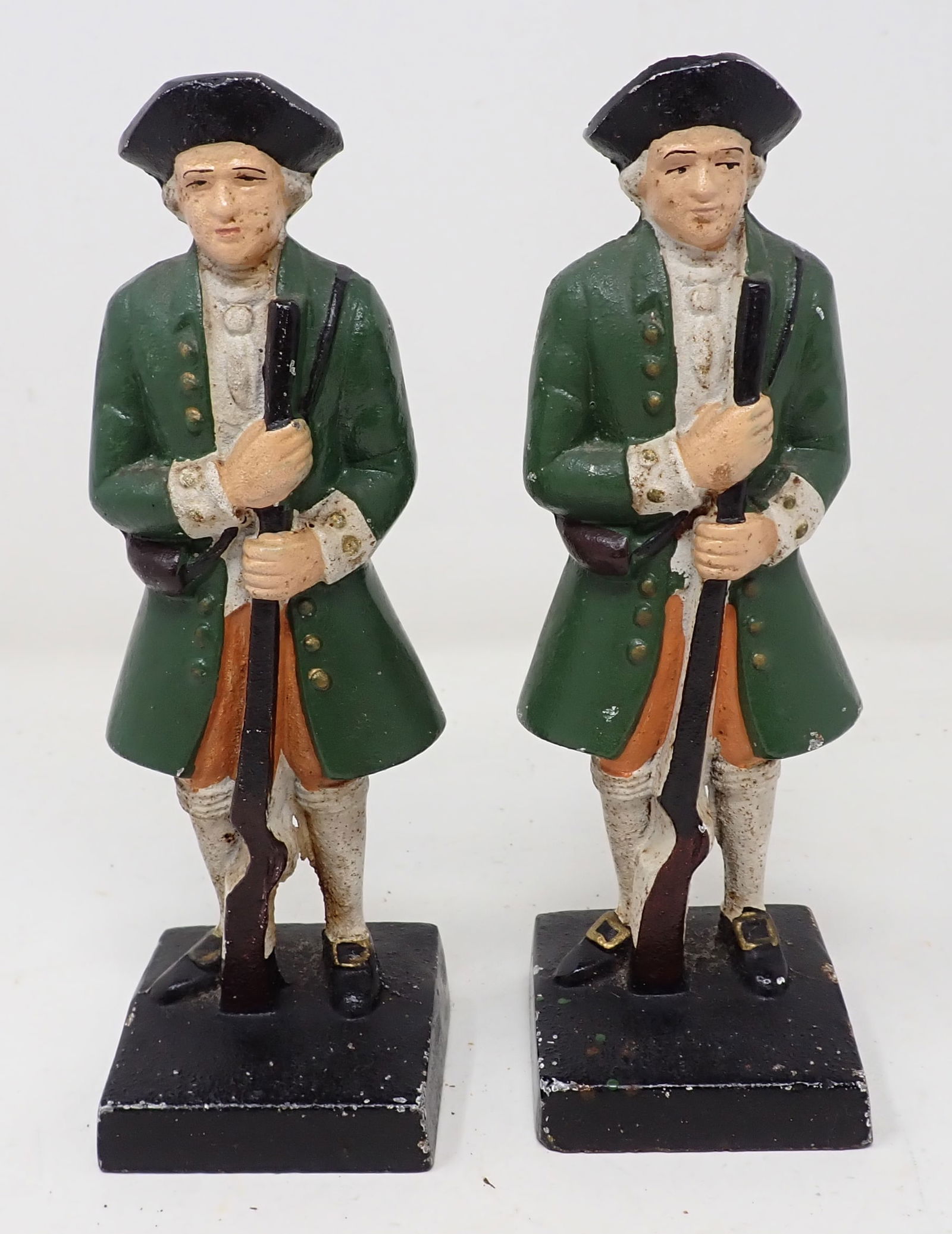Pair of Cast Iron Colonial Soldiers (1 of 3)