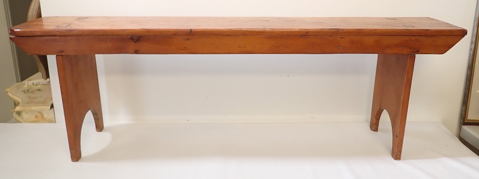 Bench: Apprx 11 1/2" x 56" x 18" tall. NO SHIPPING