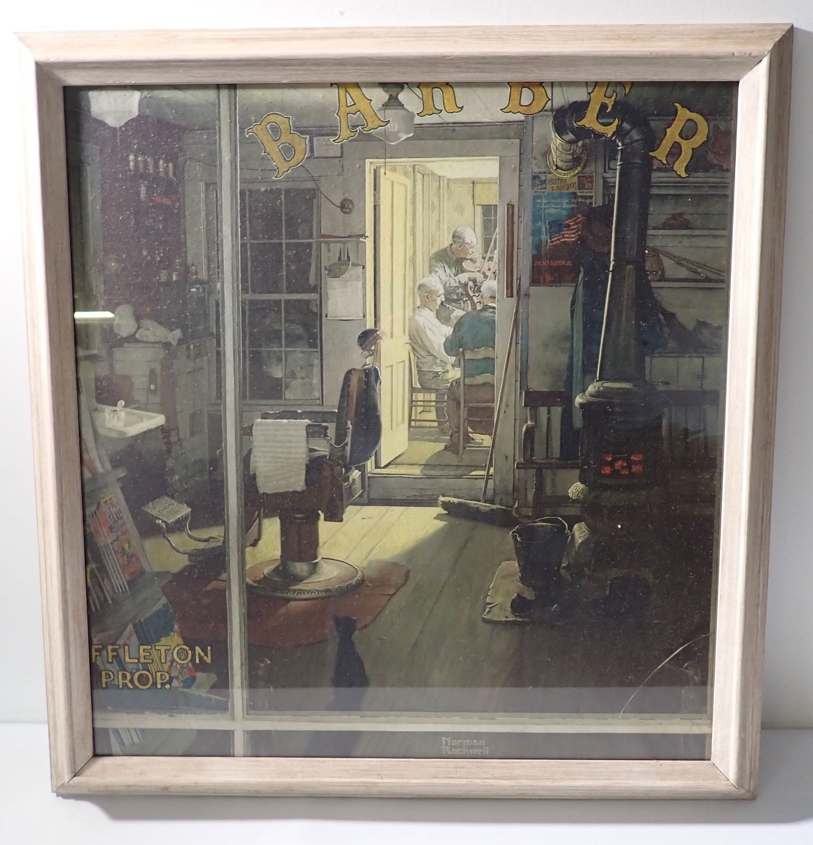 Norman Rockwell Shuffleton's Barber Shop Print (1 of 5)
