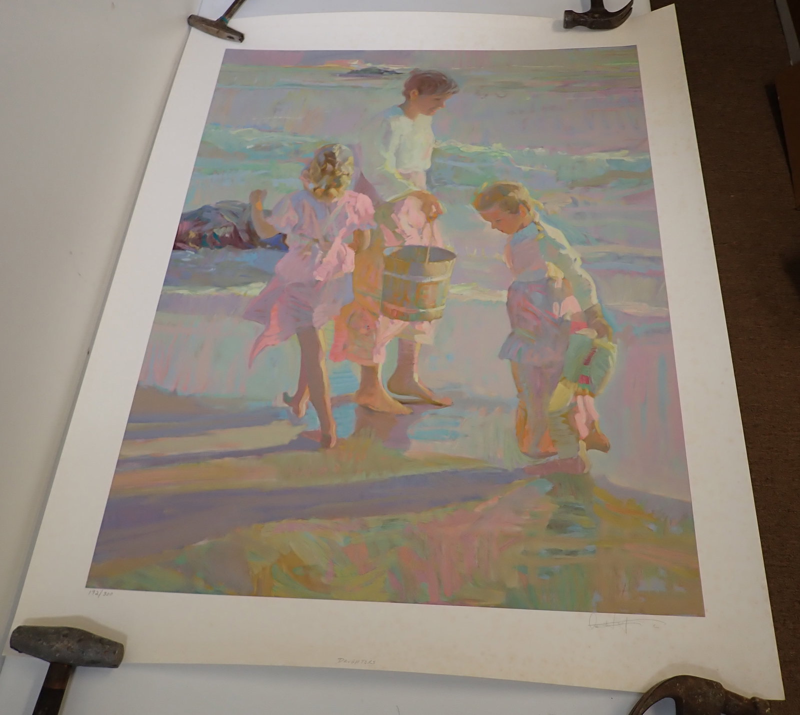 Dan Hatfield Daughters Signed Print (1 of 3)