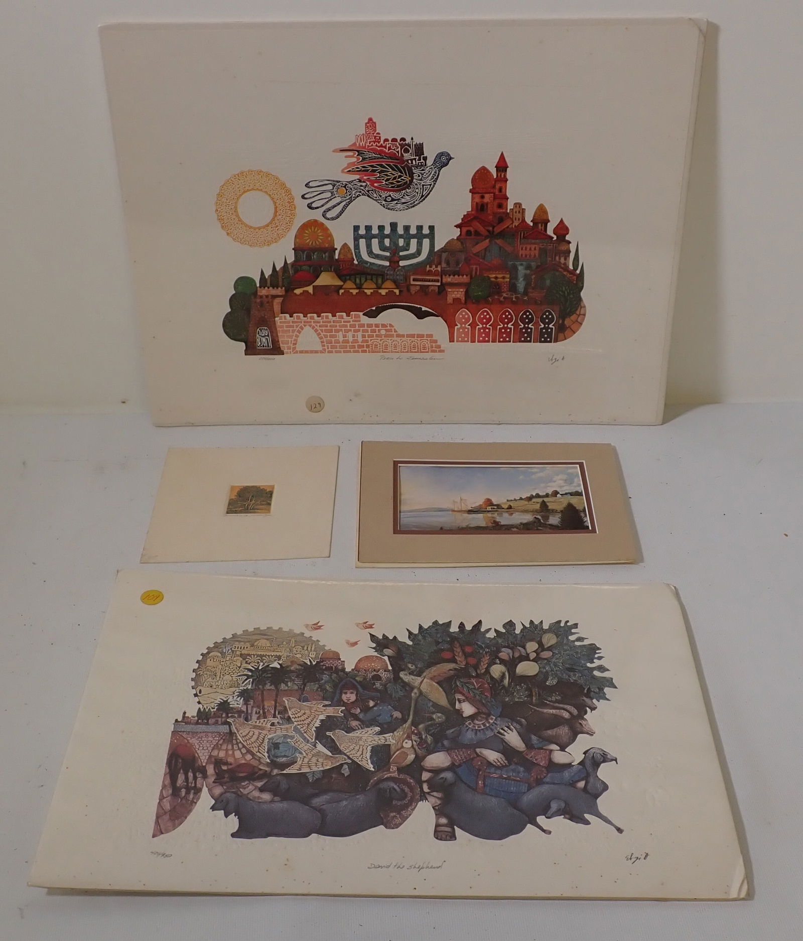 3 Signed Etchings (1 of 9)