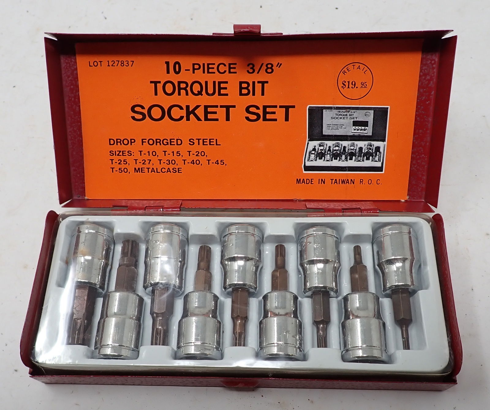 10pc Torque Bit Socket Set (1 of 2)