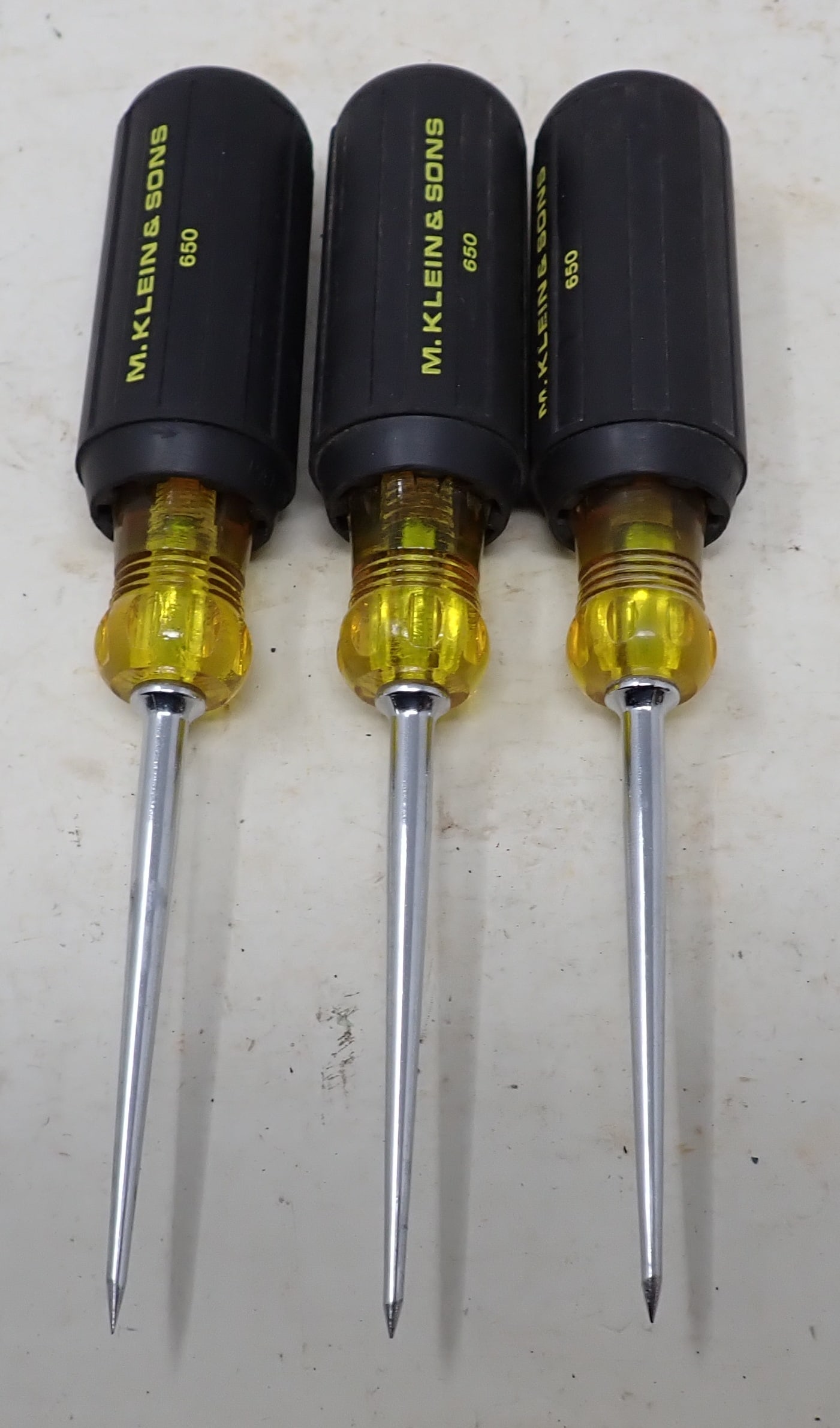 3 Klein 650 Scratch Awls (1 of 2)