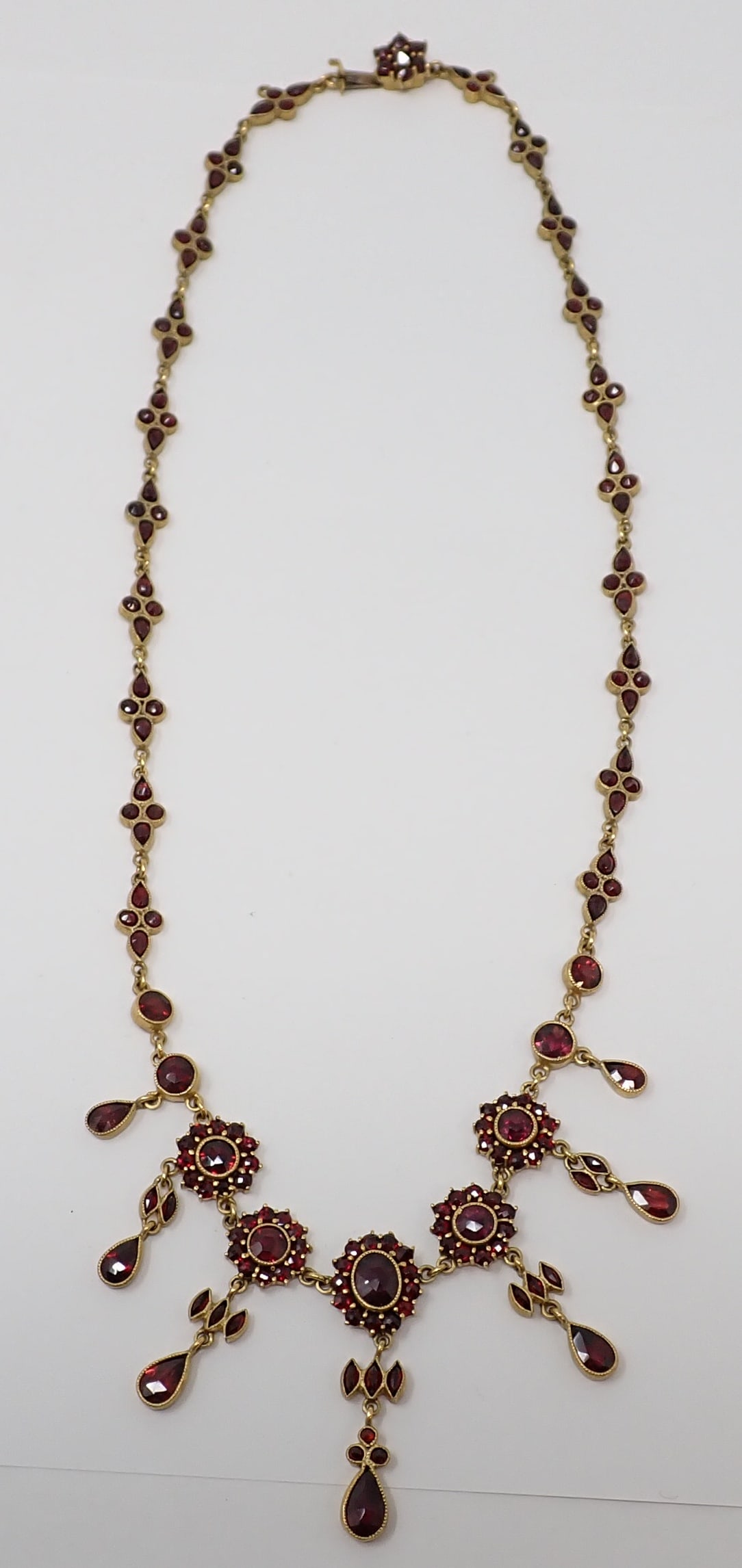 Early Garnet Cluster Necklace (1 of 5)