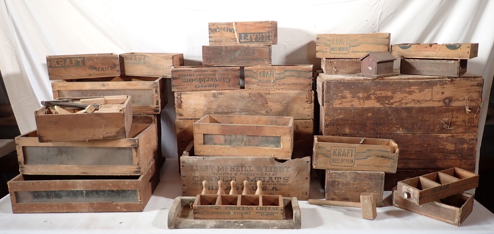 Wood Crates Cheese Boxes & Misc (1 of 9)