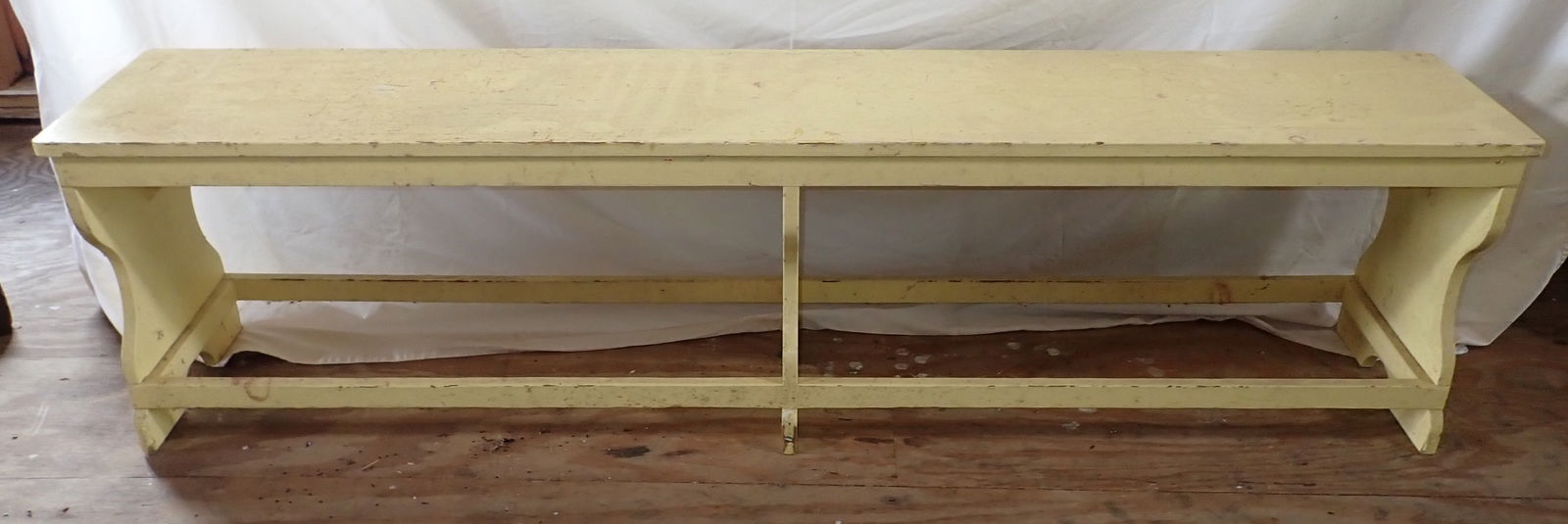 Bench in Yellow Paint (1 of 4)