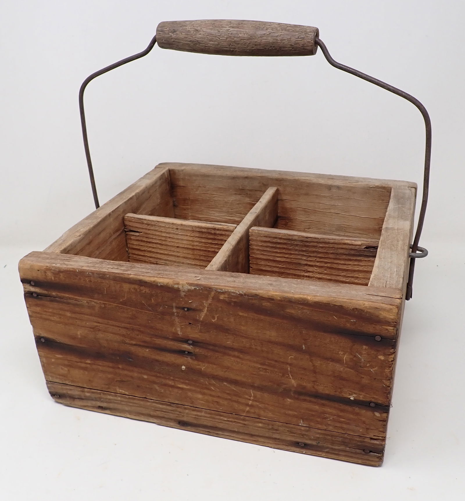 Wooden Milk Bottle Carrier (1 of 4)