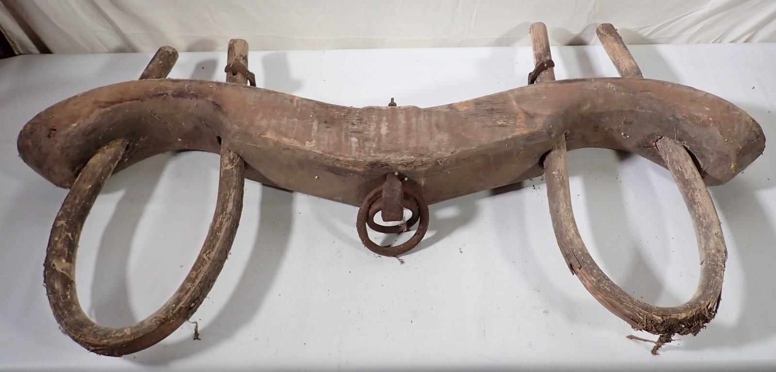 Ox Yoke: Approx 51 1/2" long. No shipping