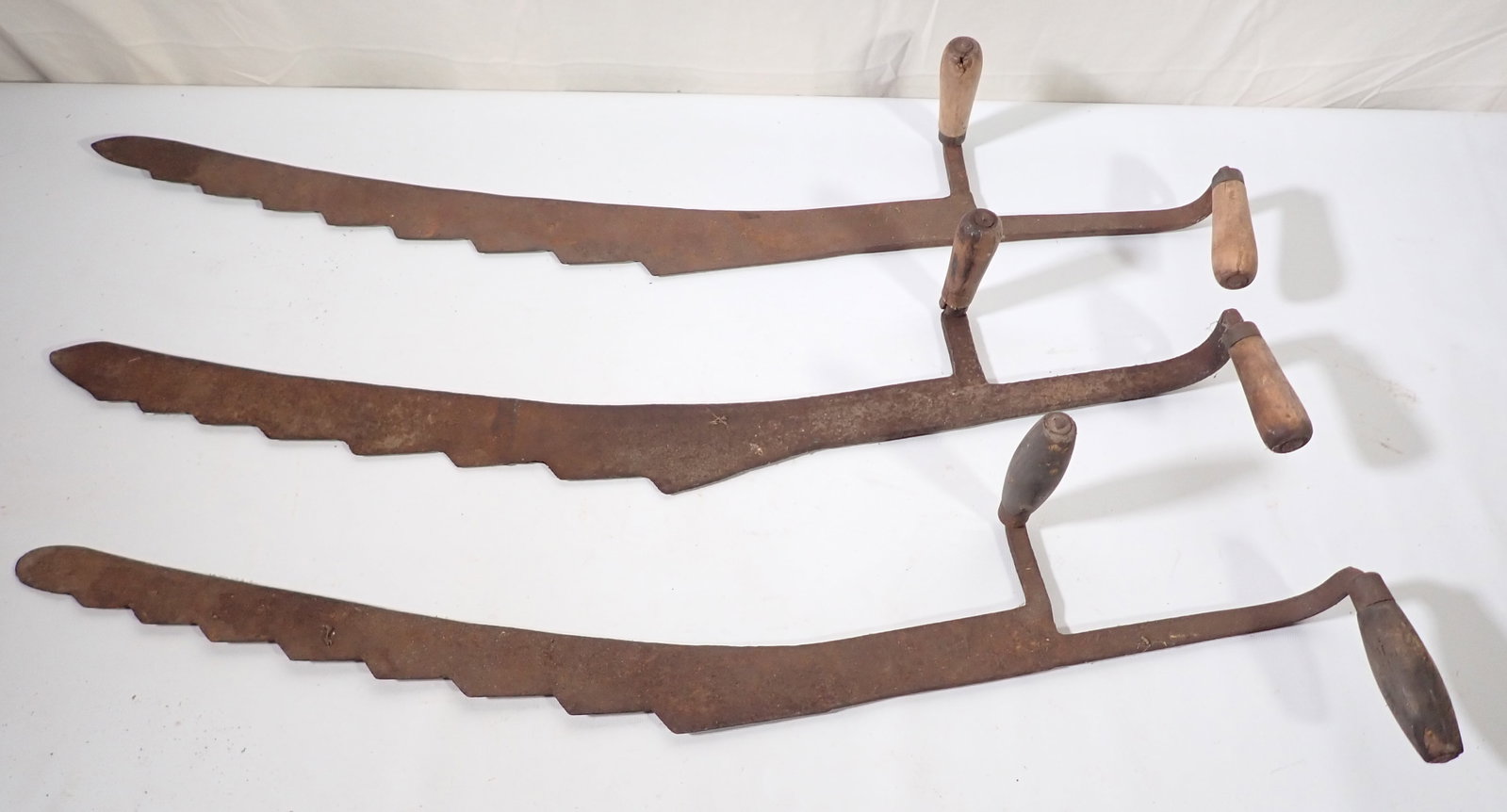 3 Hay Saws: Approx 36 1/2" long. NO SHIPPING !