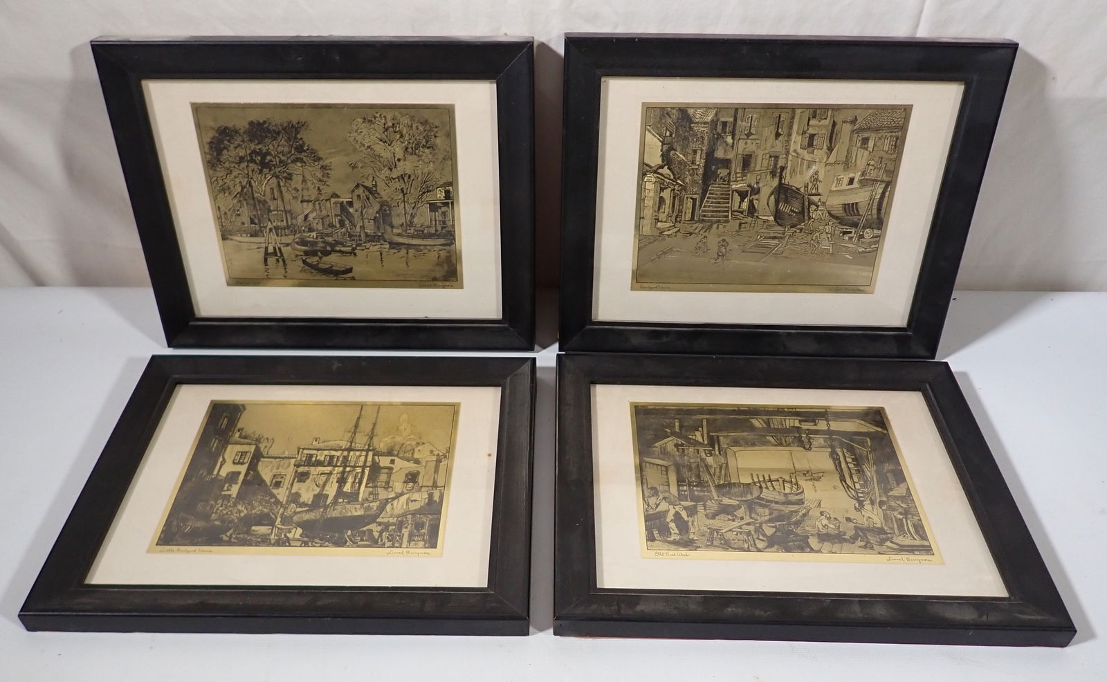 4 Lionel Barrymore Gold Fail  Etchings (1 of 7)