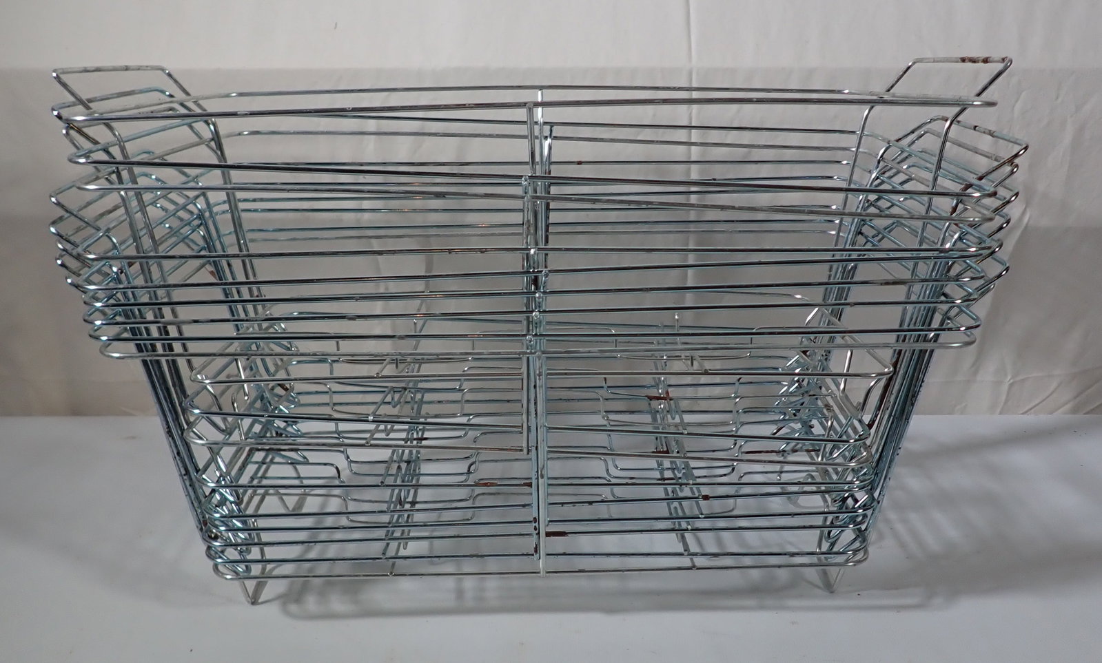 9 Chaffing Racks: Approx 12" x 22 1/4" x 9" tall. NO SHIPPING