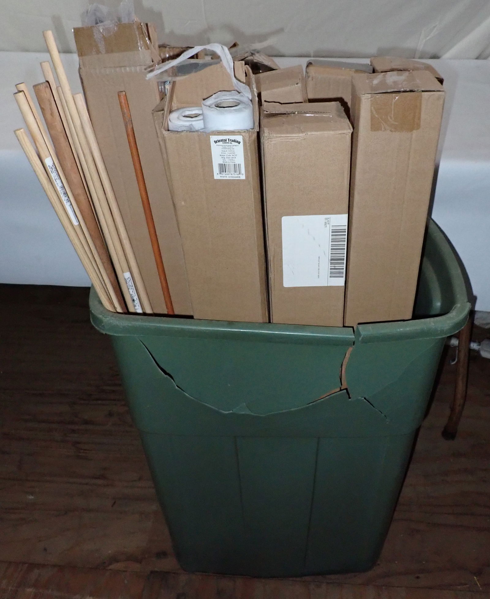 Oriental White Gossamer Fabric Rolls (1 of 3)