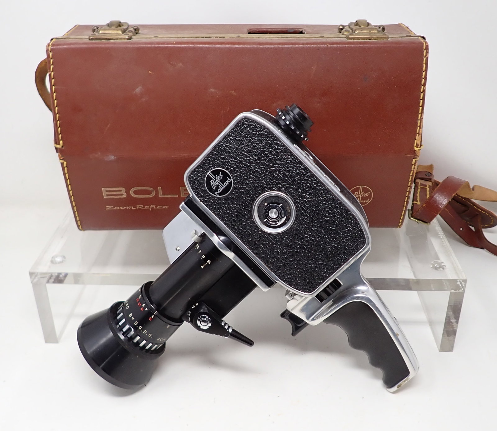 Bolex P1 Zoom Reflex Movie Camera: with case