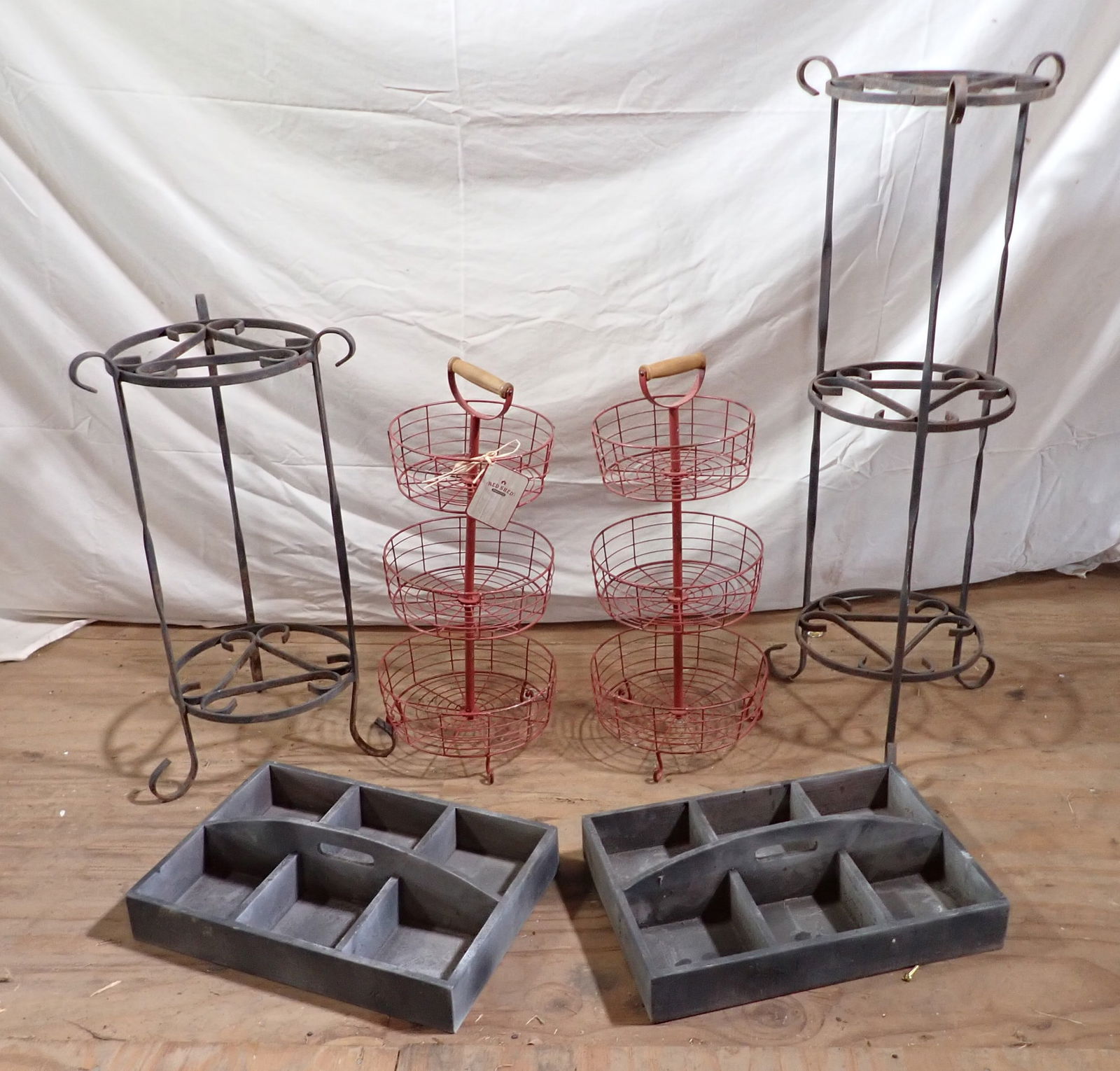 Plant Stands 3 Tier Baskets & Totes (1 of 8)