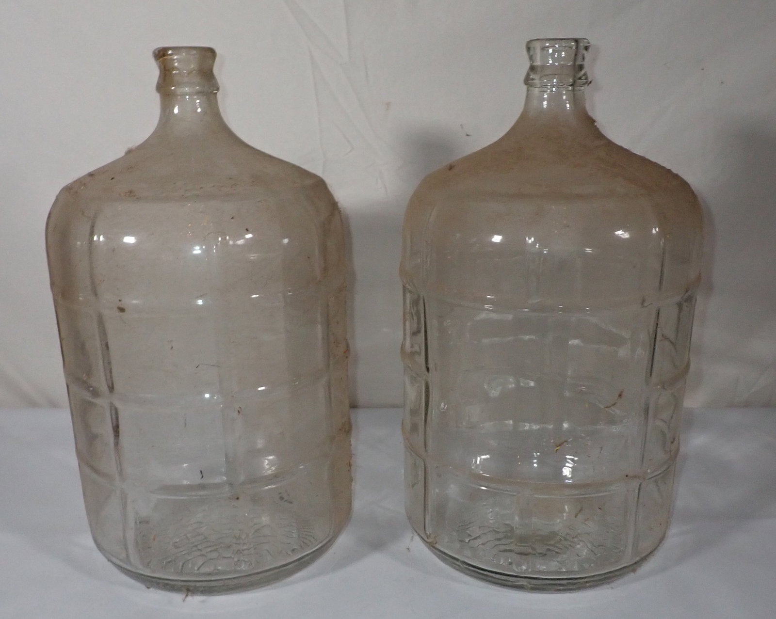 Two 5 Gallon Water / Wine Bottles: Made in Italy. No shipping