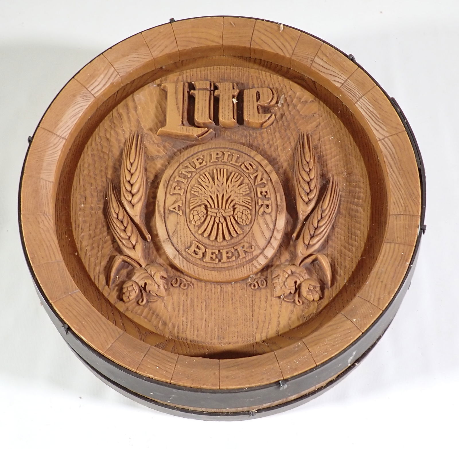 Miller Lite Keg Style Bar Sign (1 of 3)