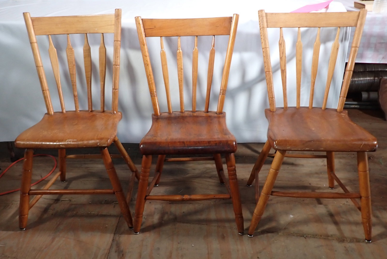 3 Arrowback Chairs: Not matching. No shipping!
