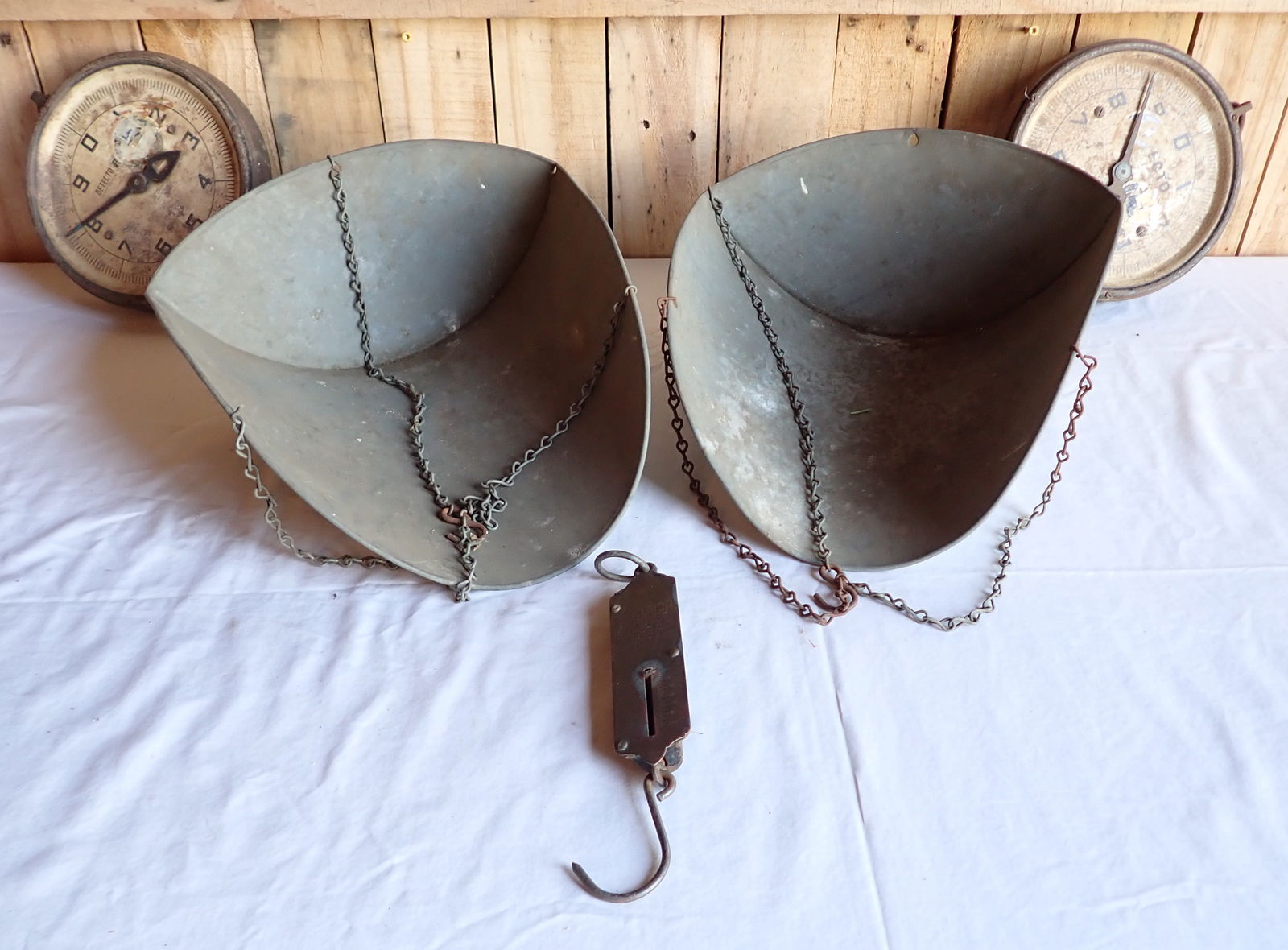 Pan Scales & Excelsior Spring Balance Scale (1 of 4)